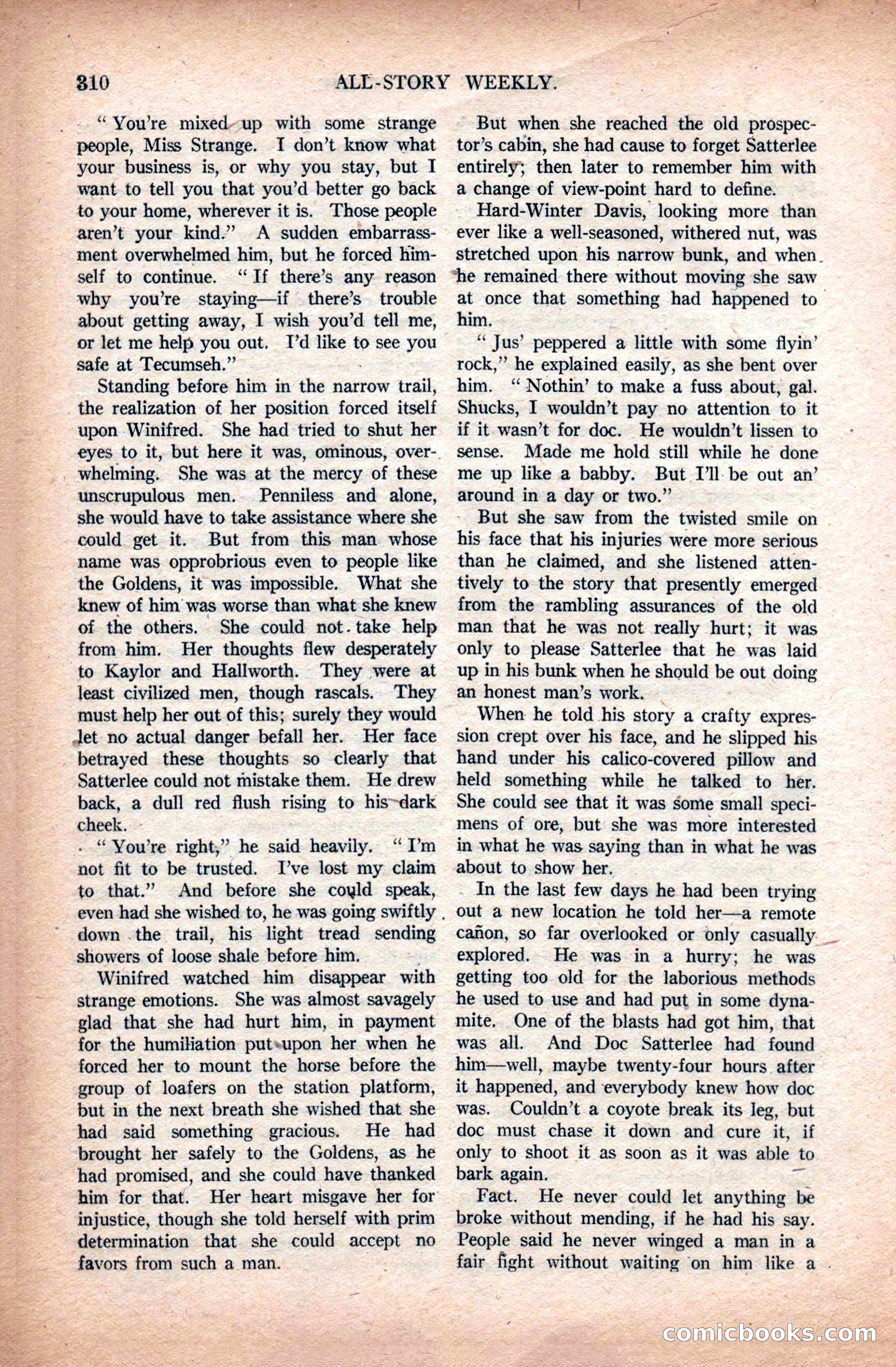 All-Story Weekly, April 24, 1920 — page 32 of 158