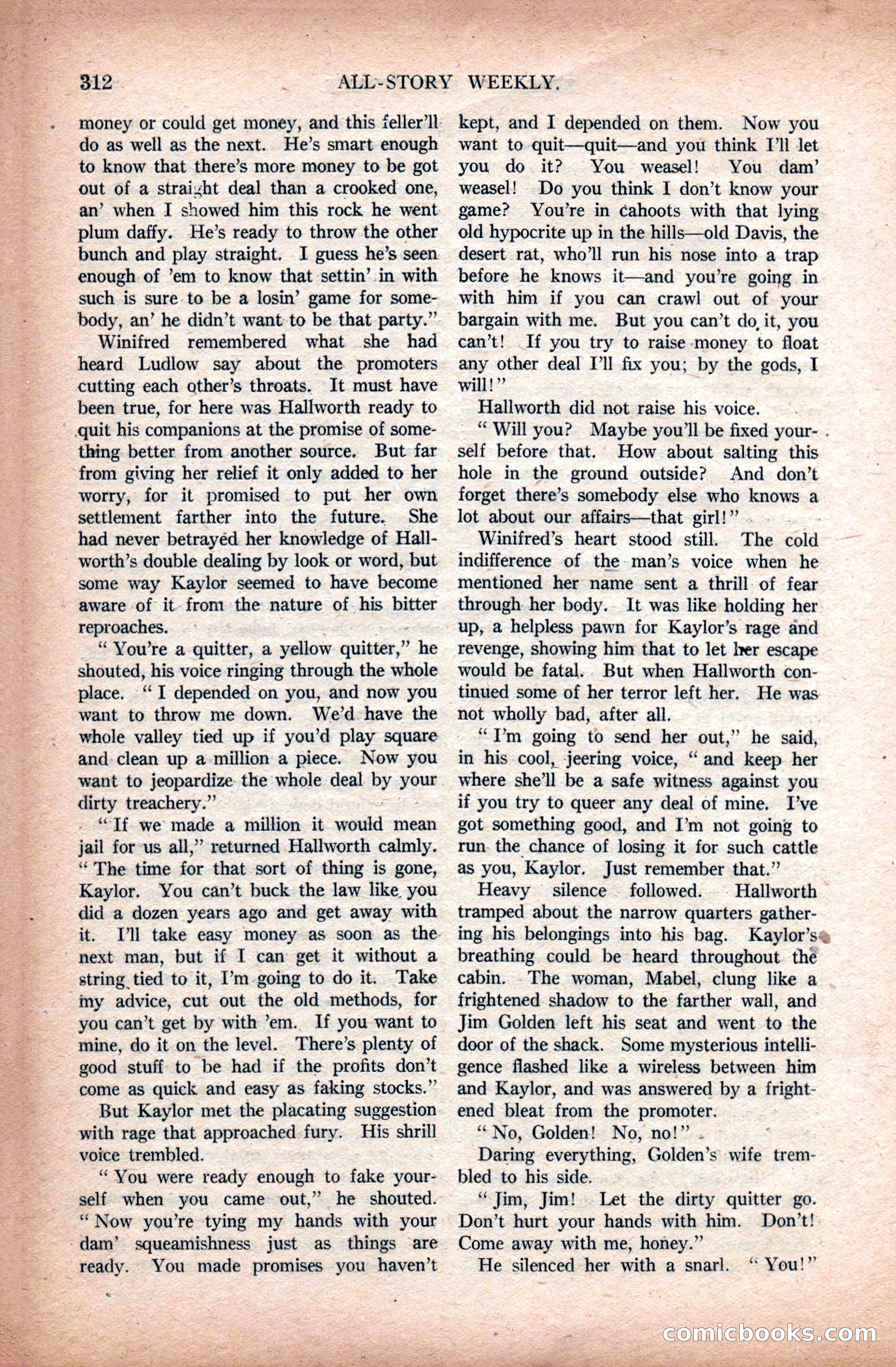 All-Story Weekly, April 24, 1920 — page 34 of 158