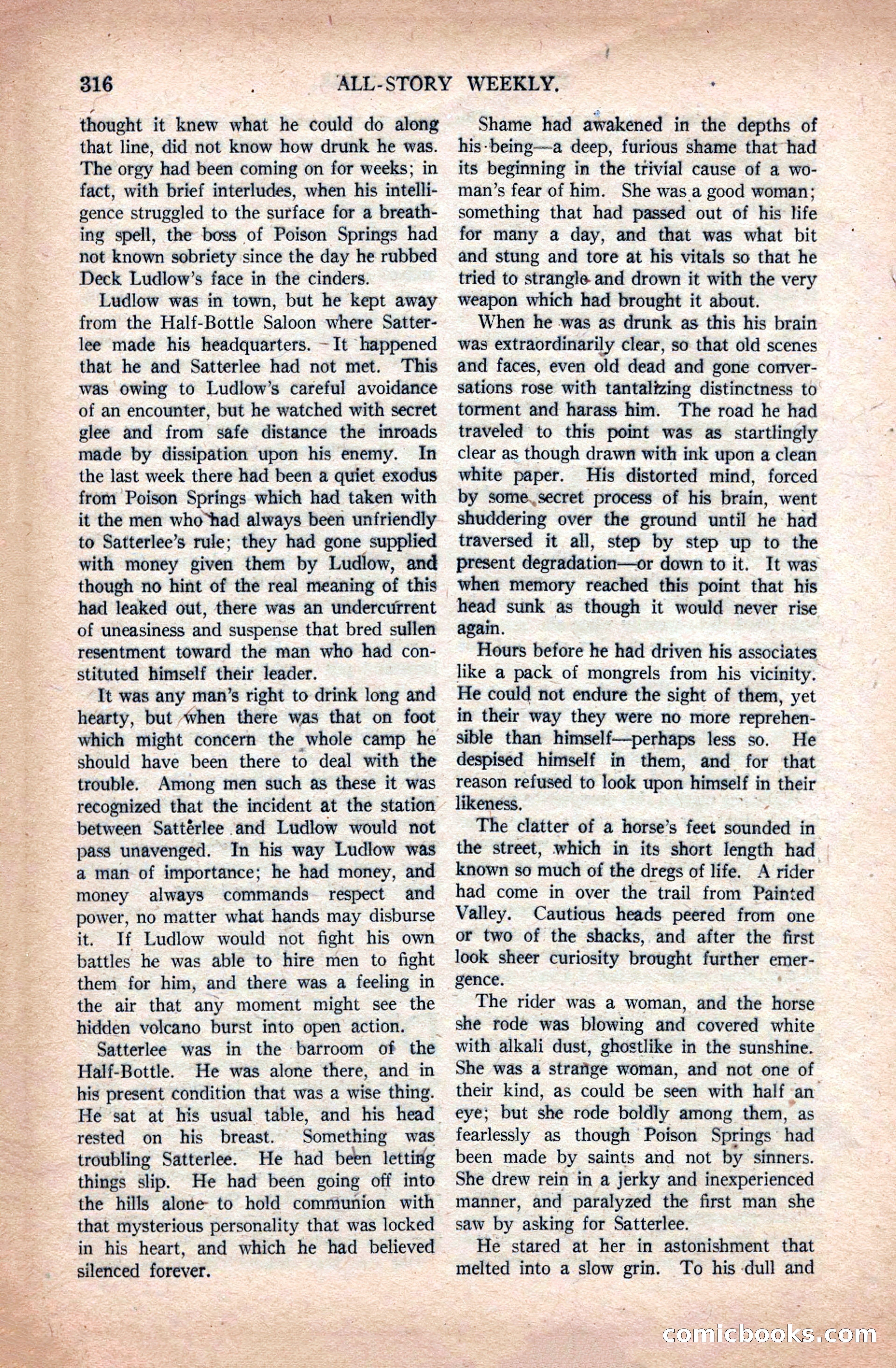 All-Story Weekly, April 24, 1920 — page 38 of 158