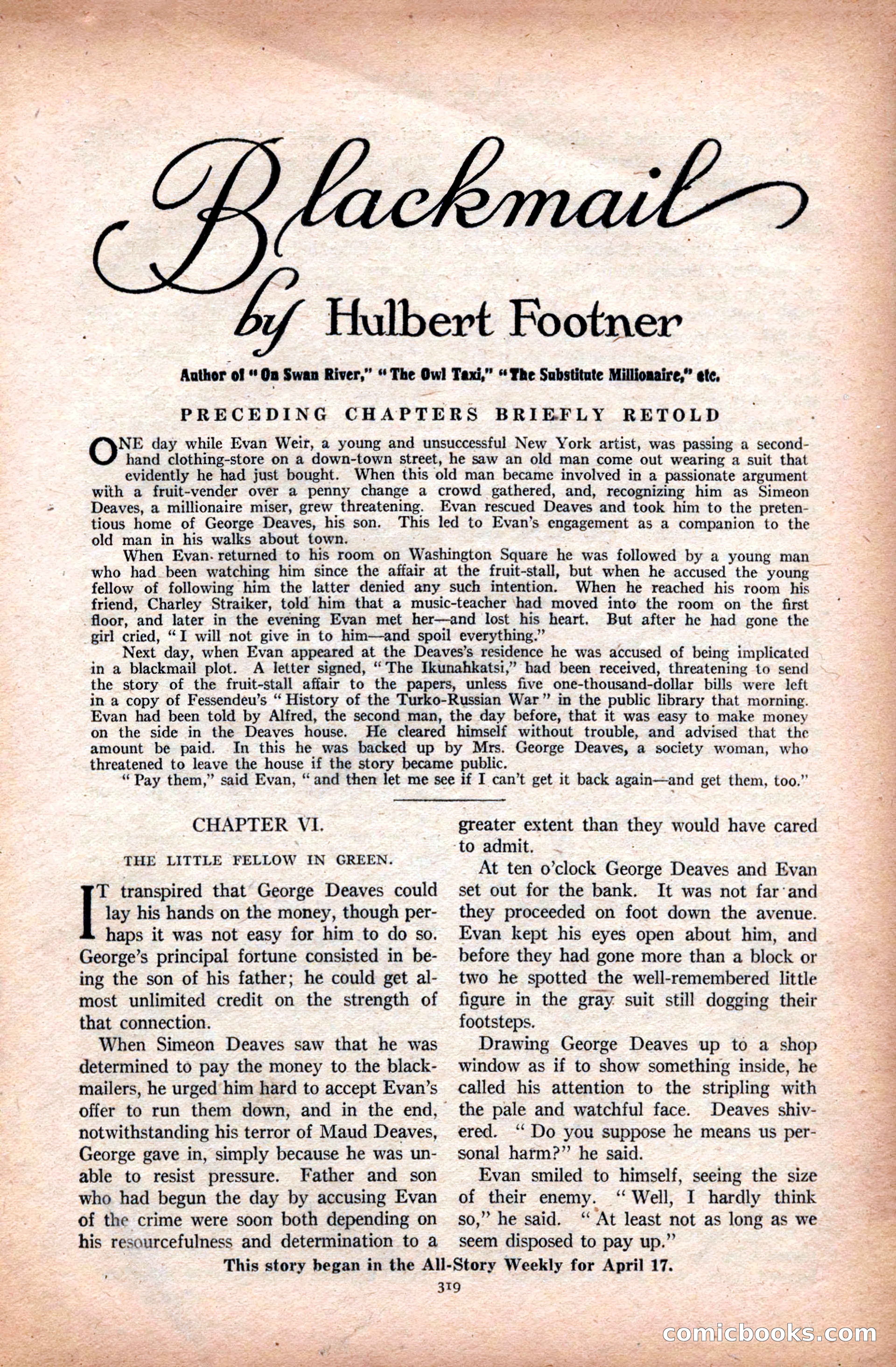 All-Story Weekly, April 24, 1920 — page 41 of 158