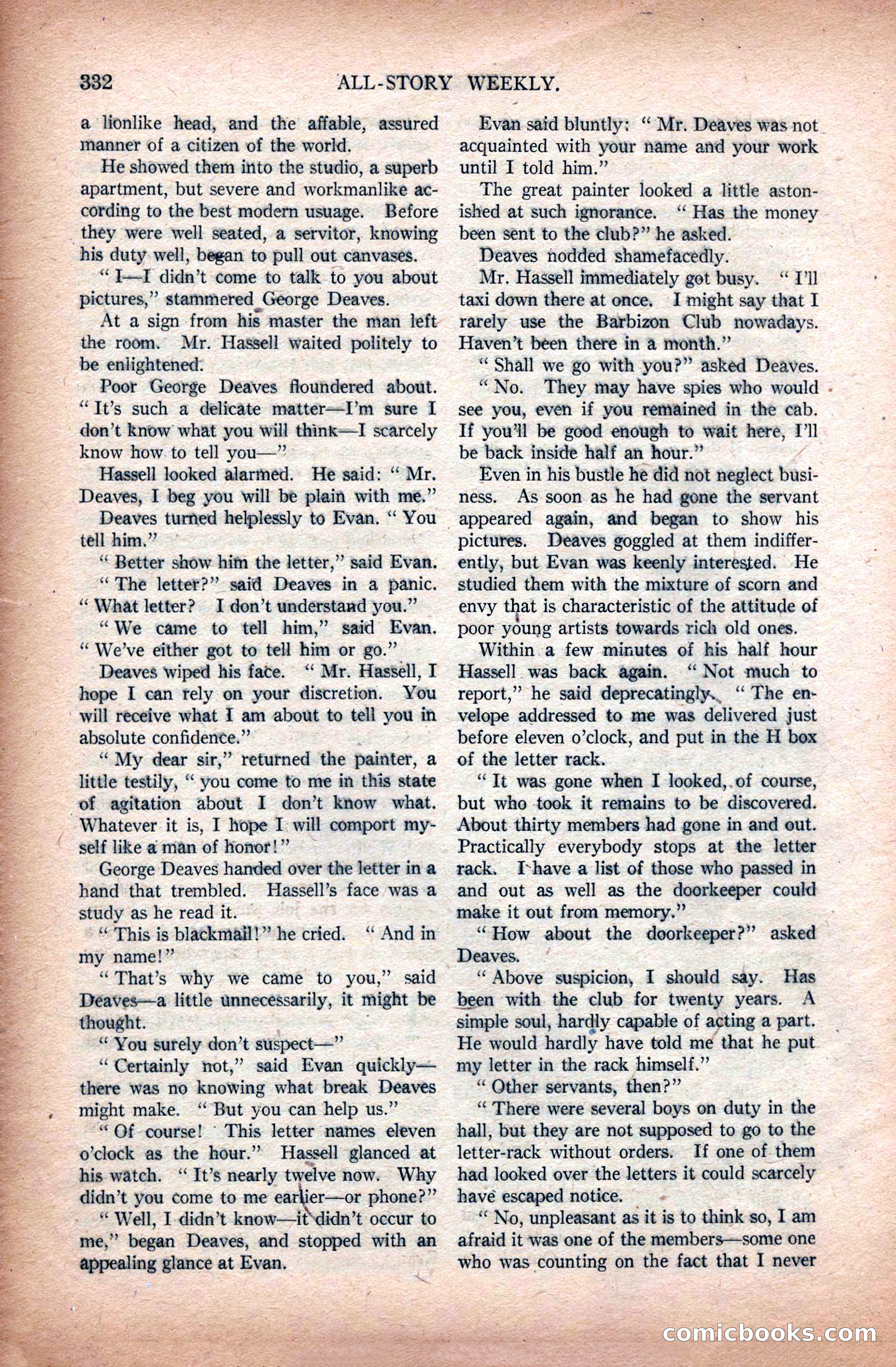 All-Story Weekly, April 24, 1920 — page 54 of 158