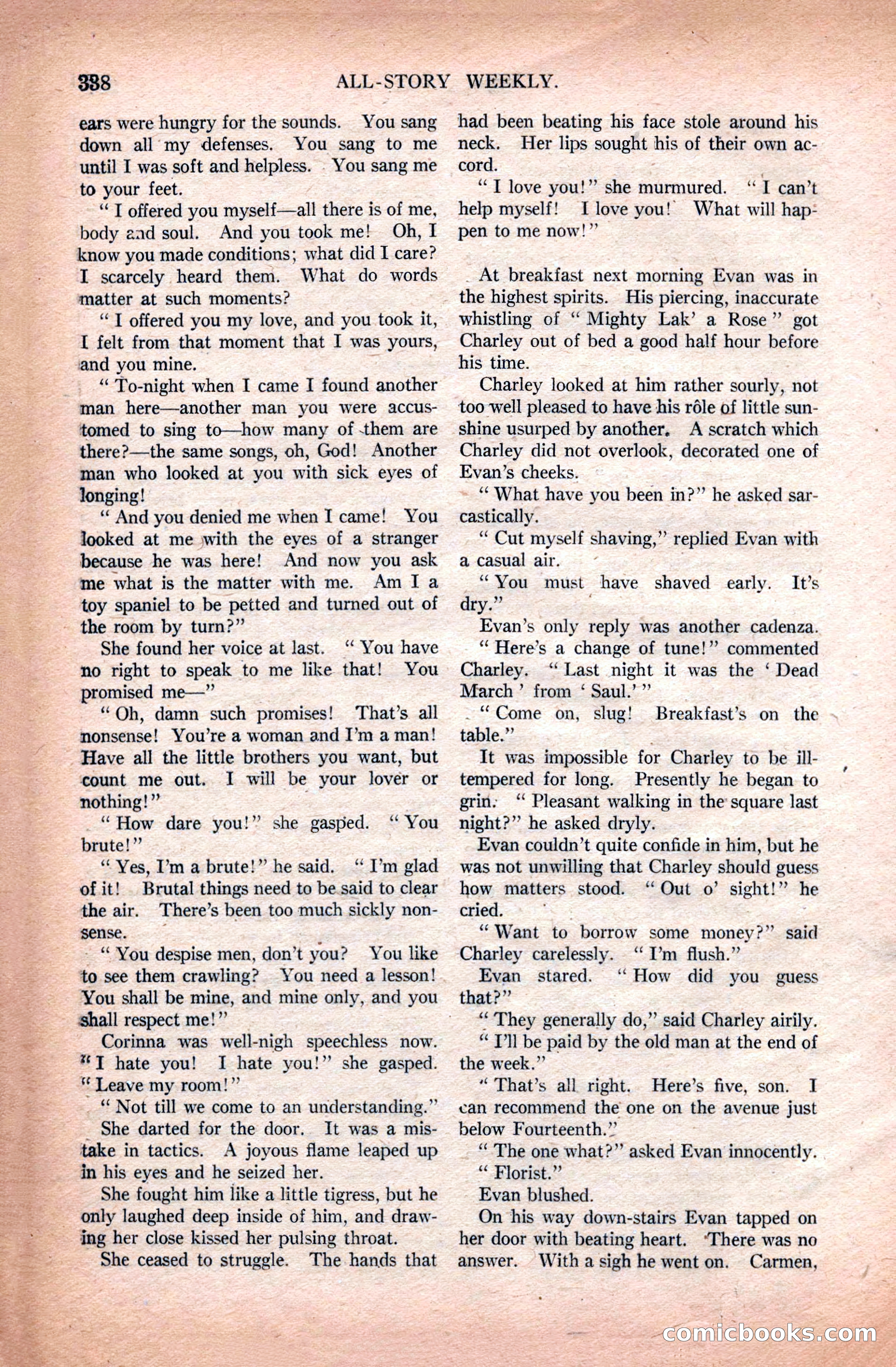 All-Story Weekly, April 24, 1920 — page 60 of 158