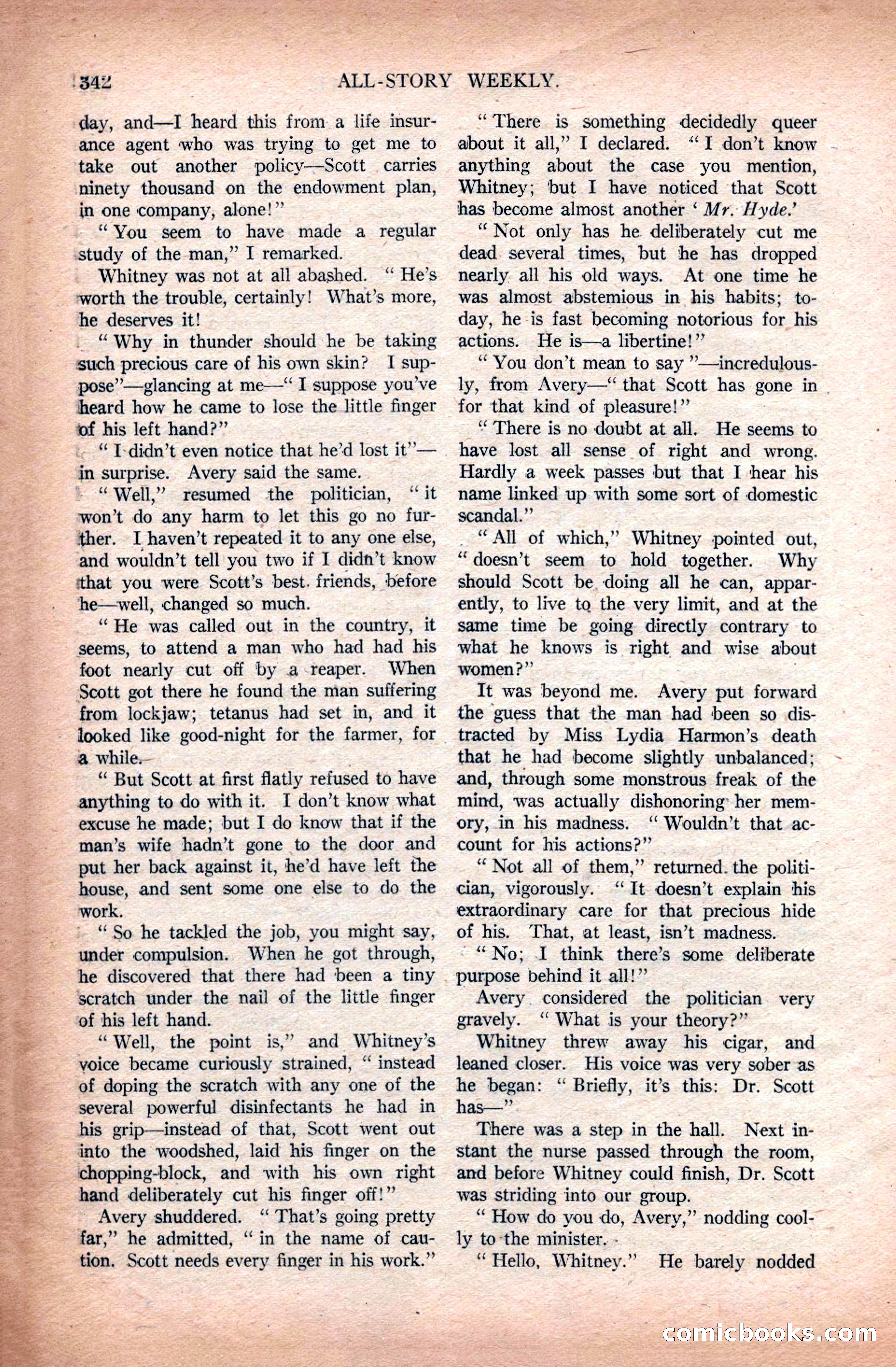 All-Story Weekly, April 24, 1920 — page 64 of 158