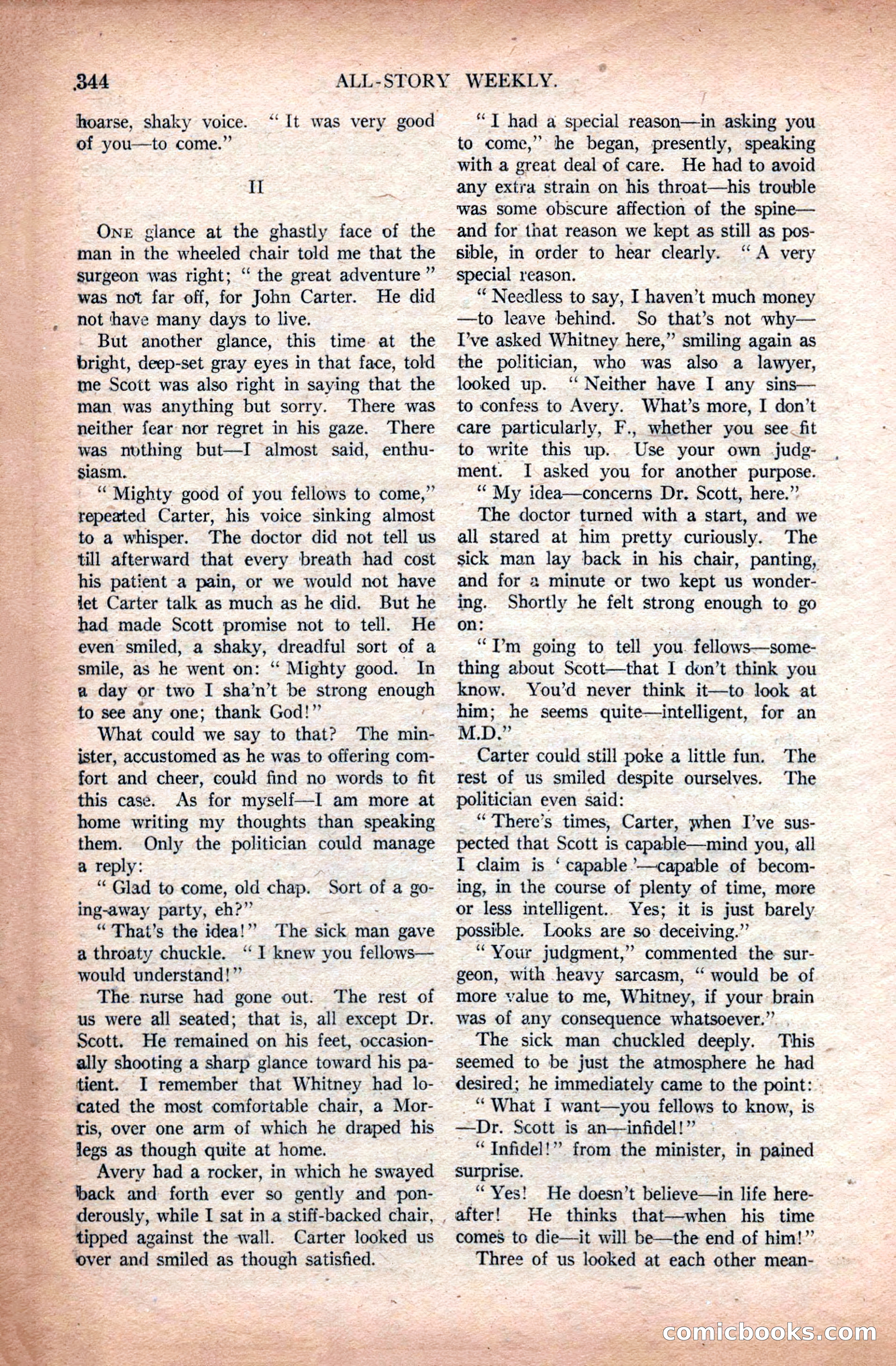 All-Story Weekly, April 24, 1920 — page 66 of 158