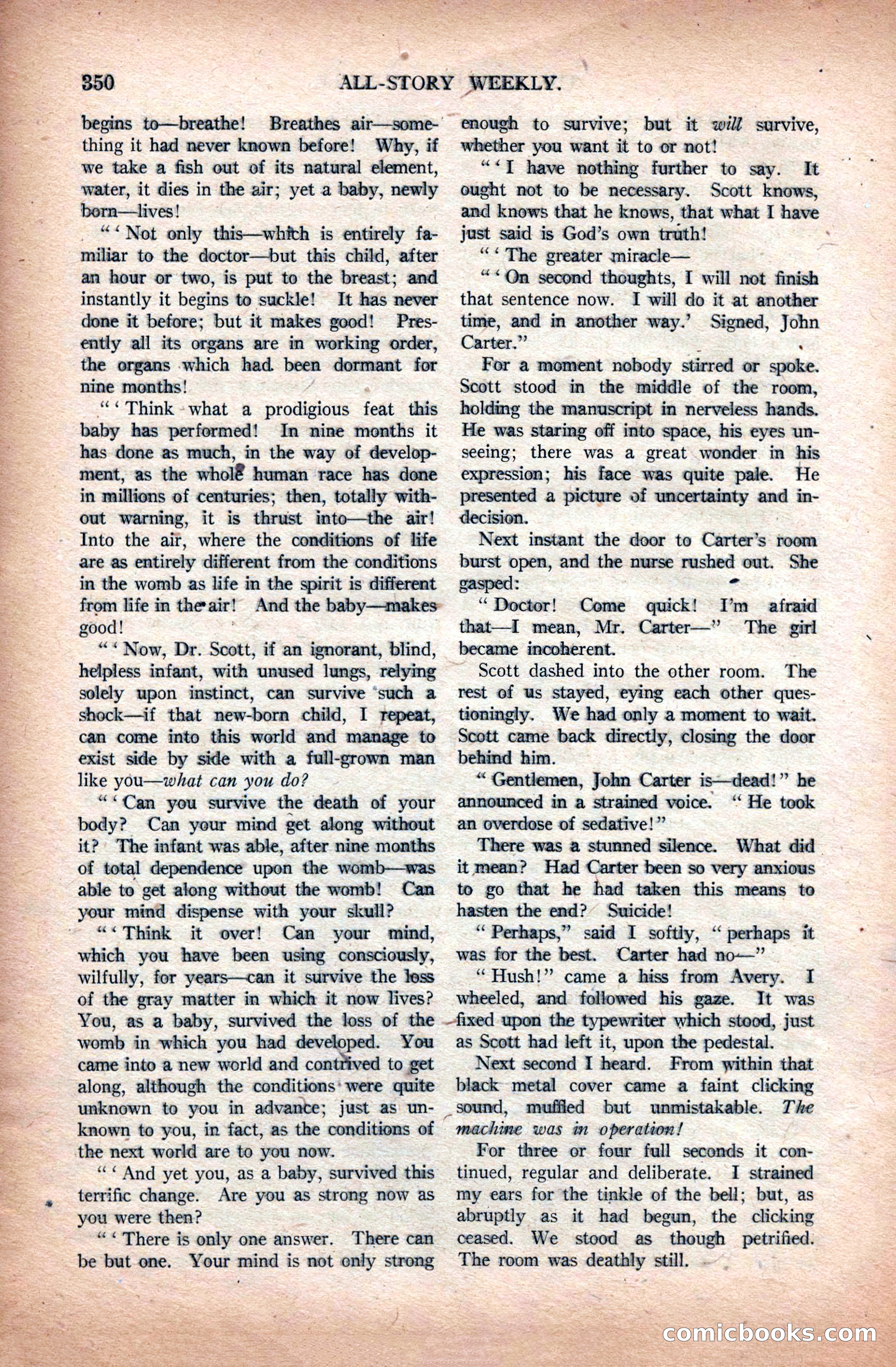 All-Story Weekly, April 24, 1920 — page 72 of 158