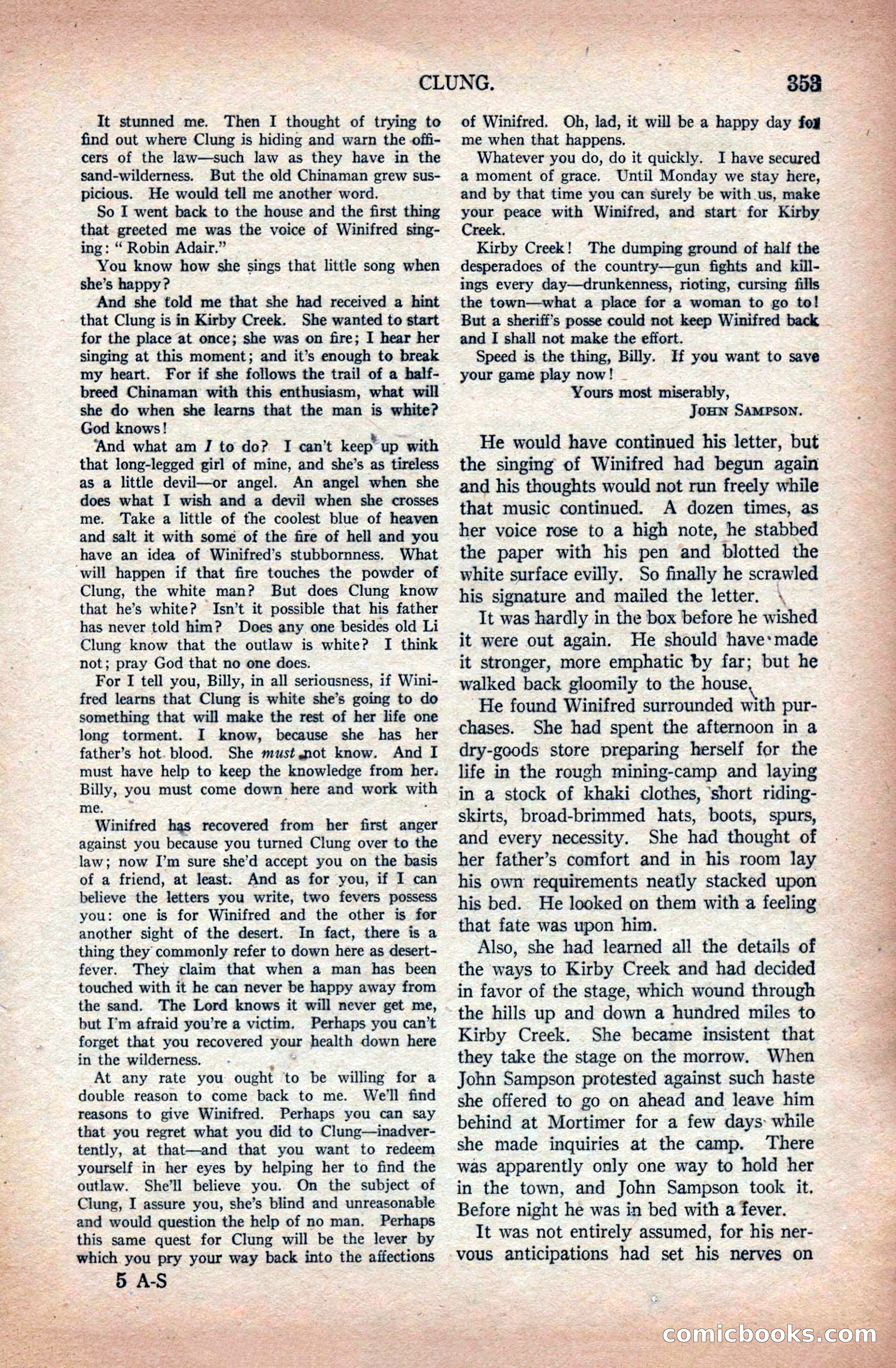 All-Story Weekly, April 24, 1920 — page 75 of 158