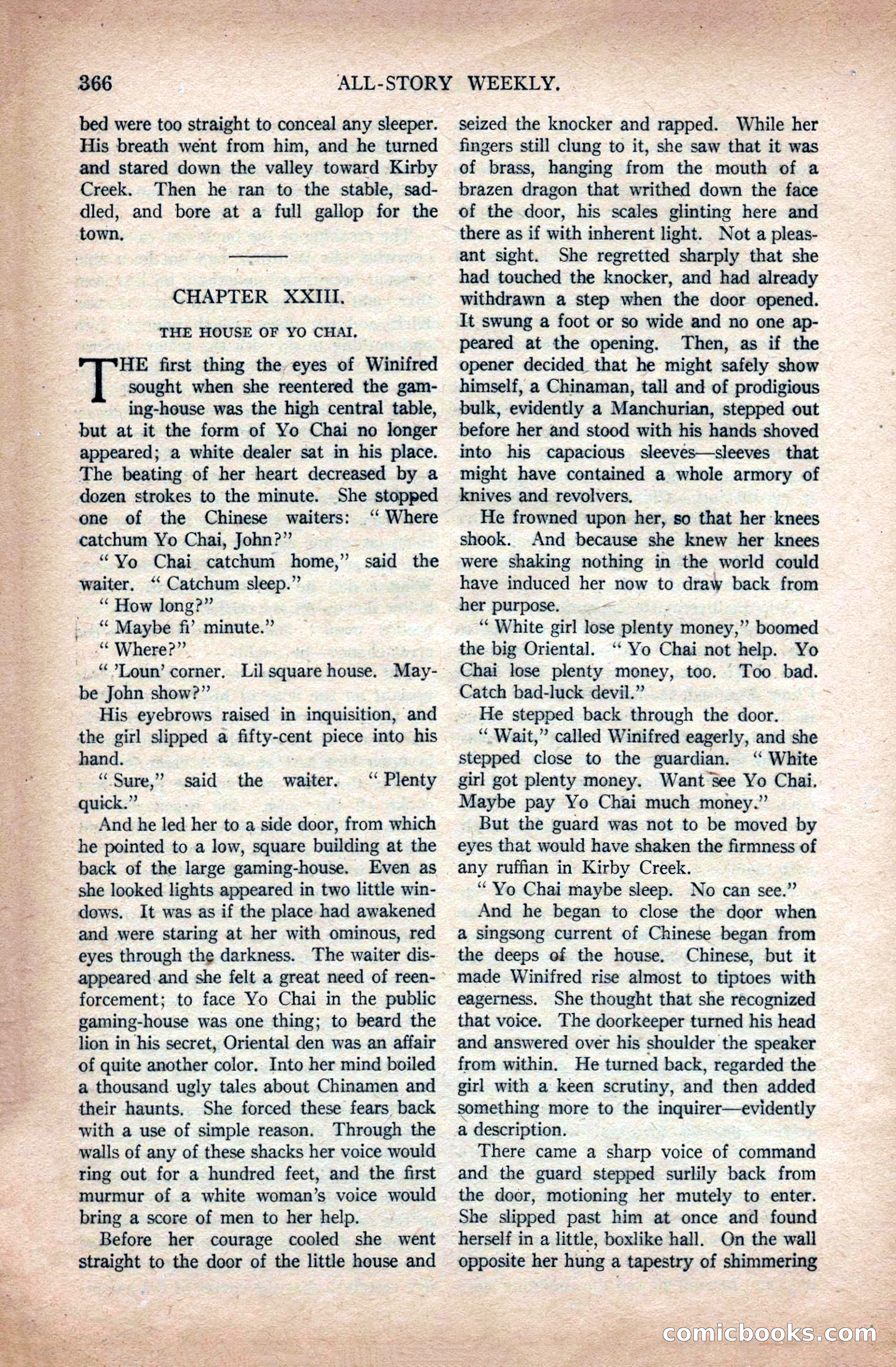 All-Story Weekly, April 24, 1920 — page 88 of 158