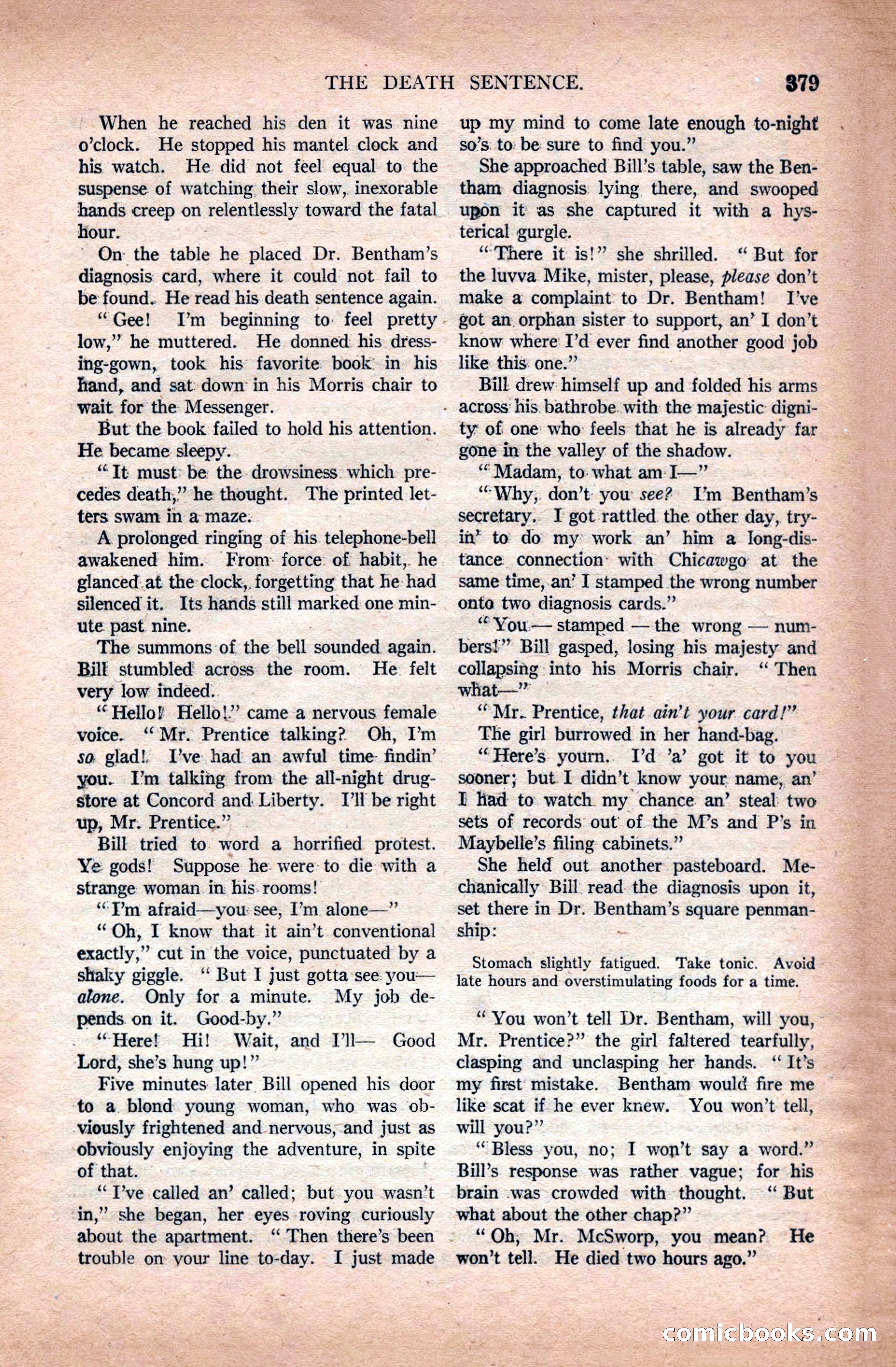 All-Story Weekly, April 24, 1920 — page 101 of 158