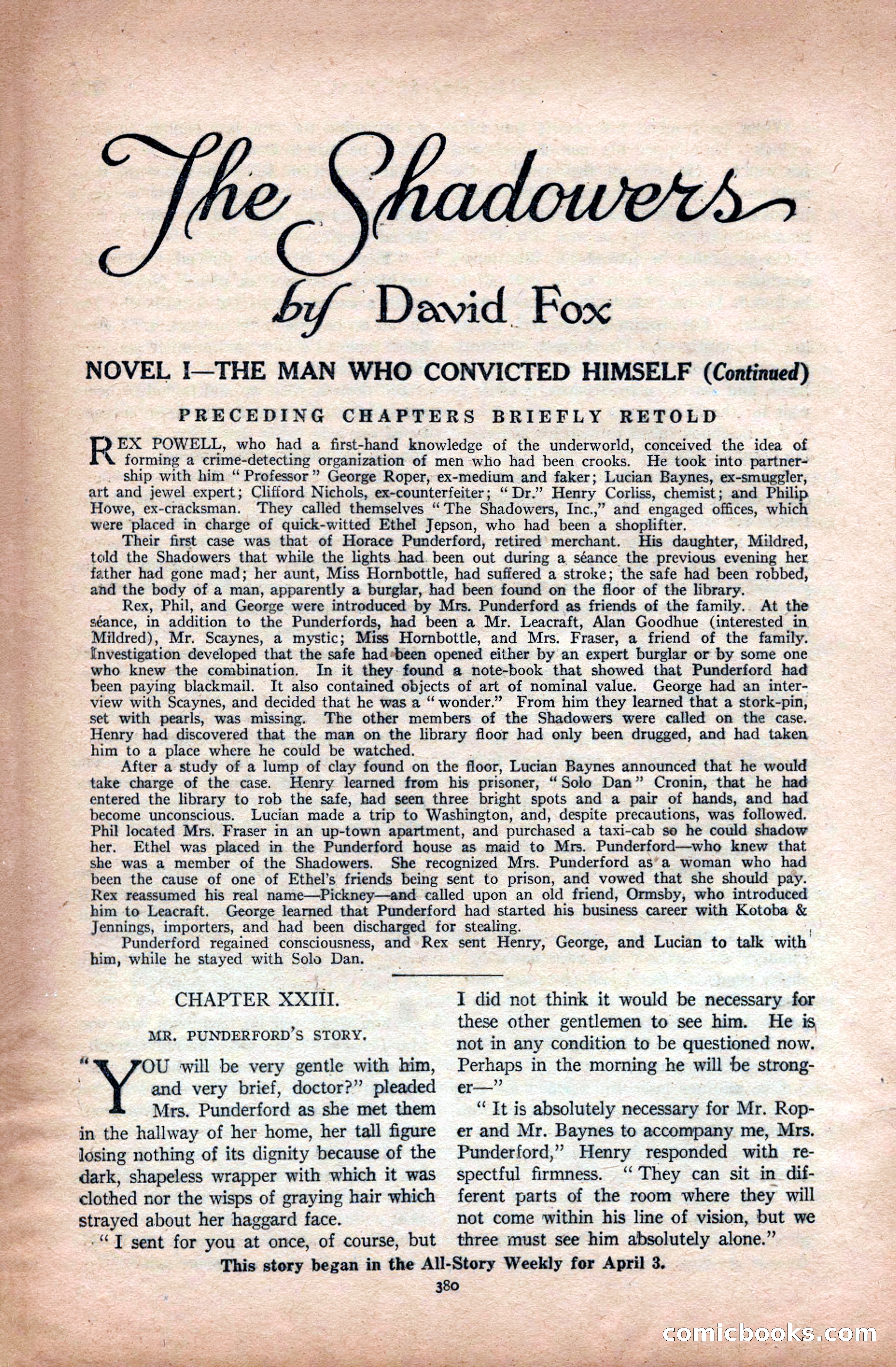All-Story Weekly, April 24, 1920 — page 102 of 158