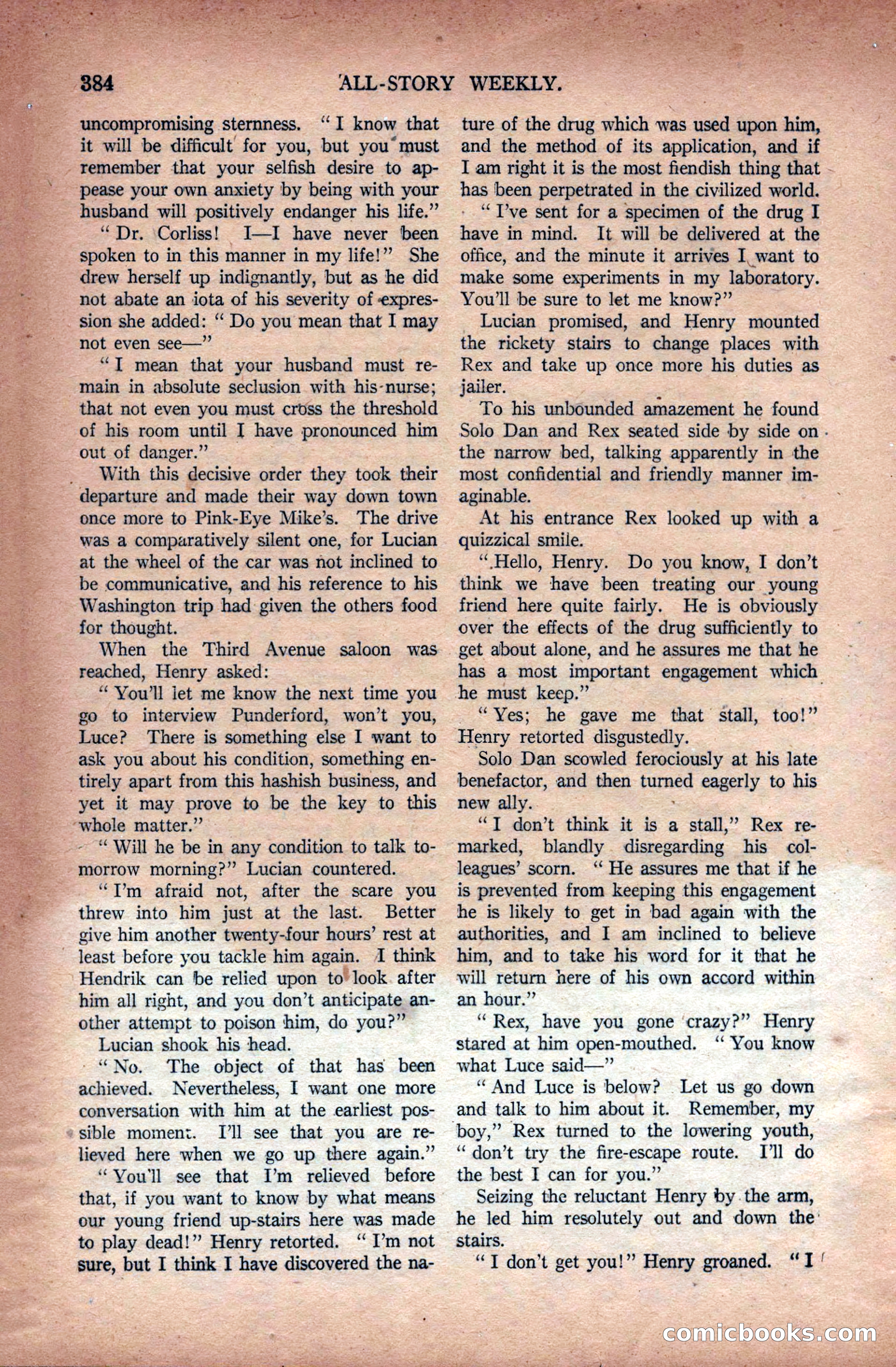 All-Story Weekly, April 24, 1920 — page 106 of 158