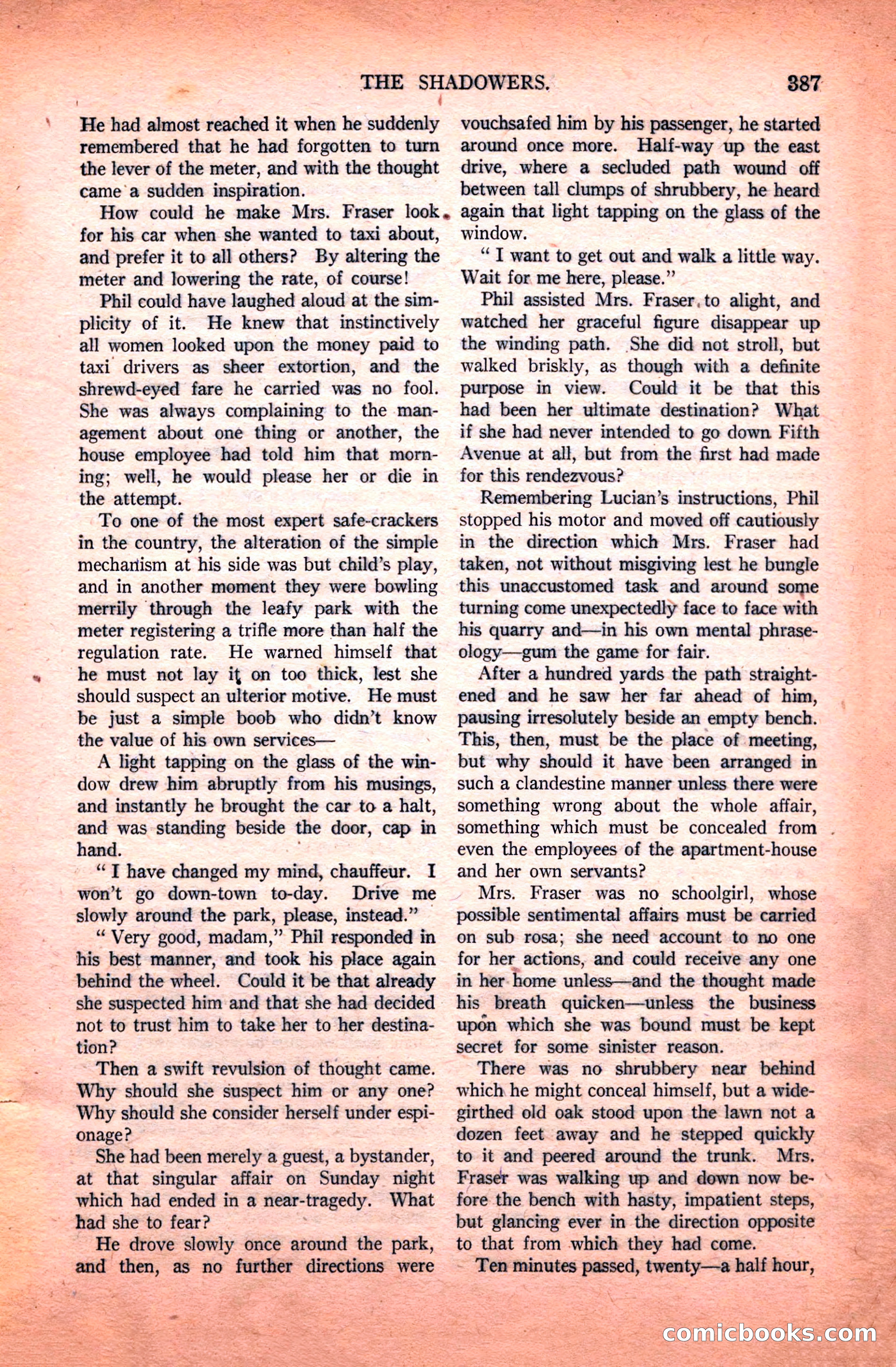 All-Story Weekly, April 24, 1920 — page 109 of 158