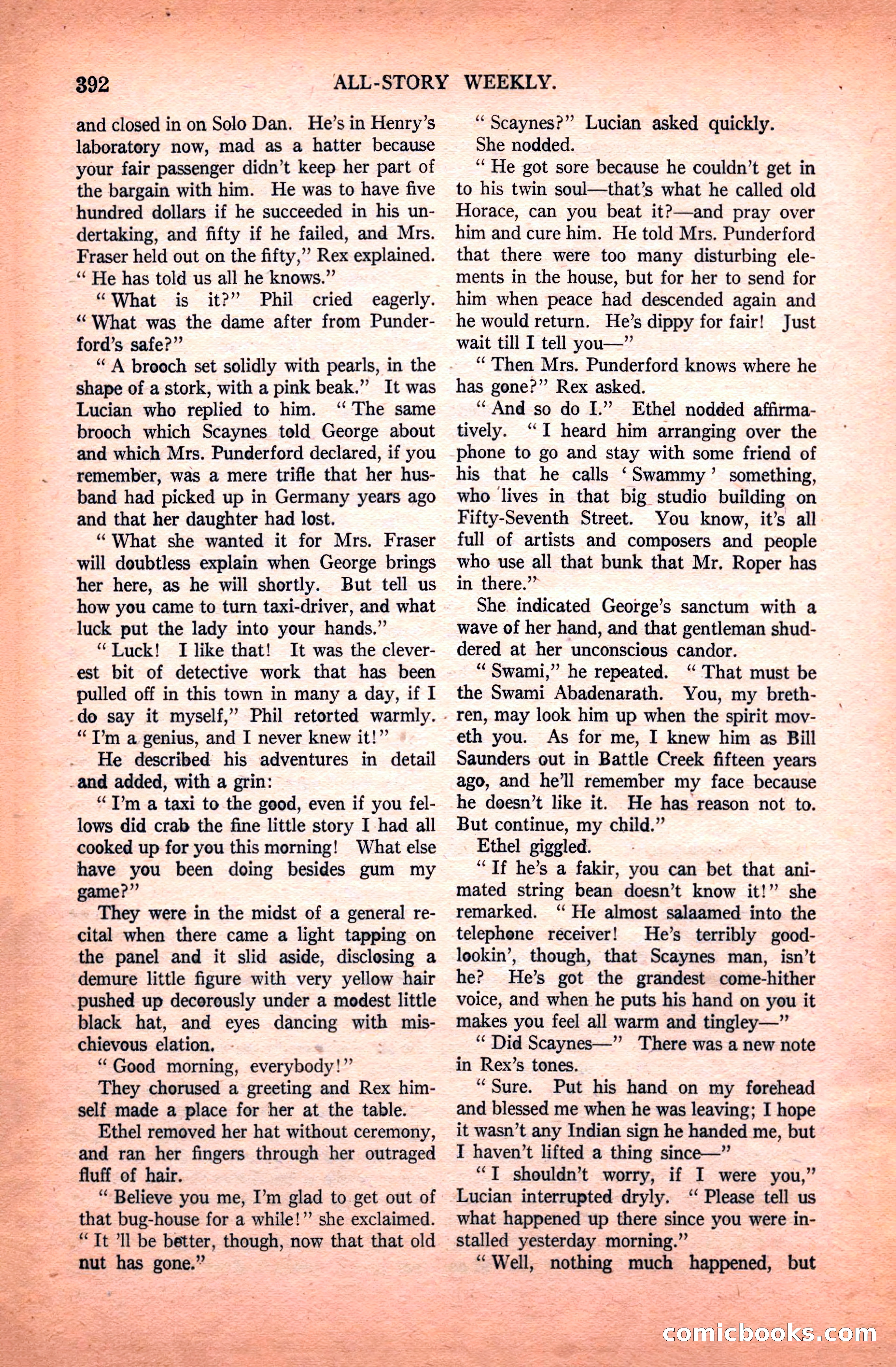 All-Story Weekly, April 24, 1920 — page 114 of 158