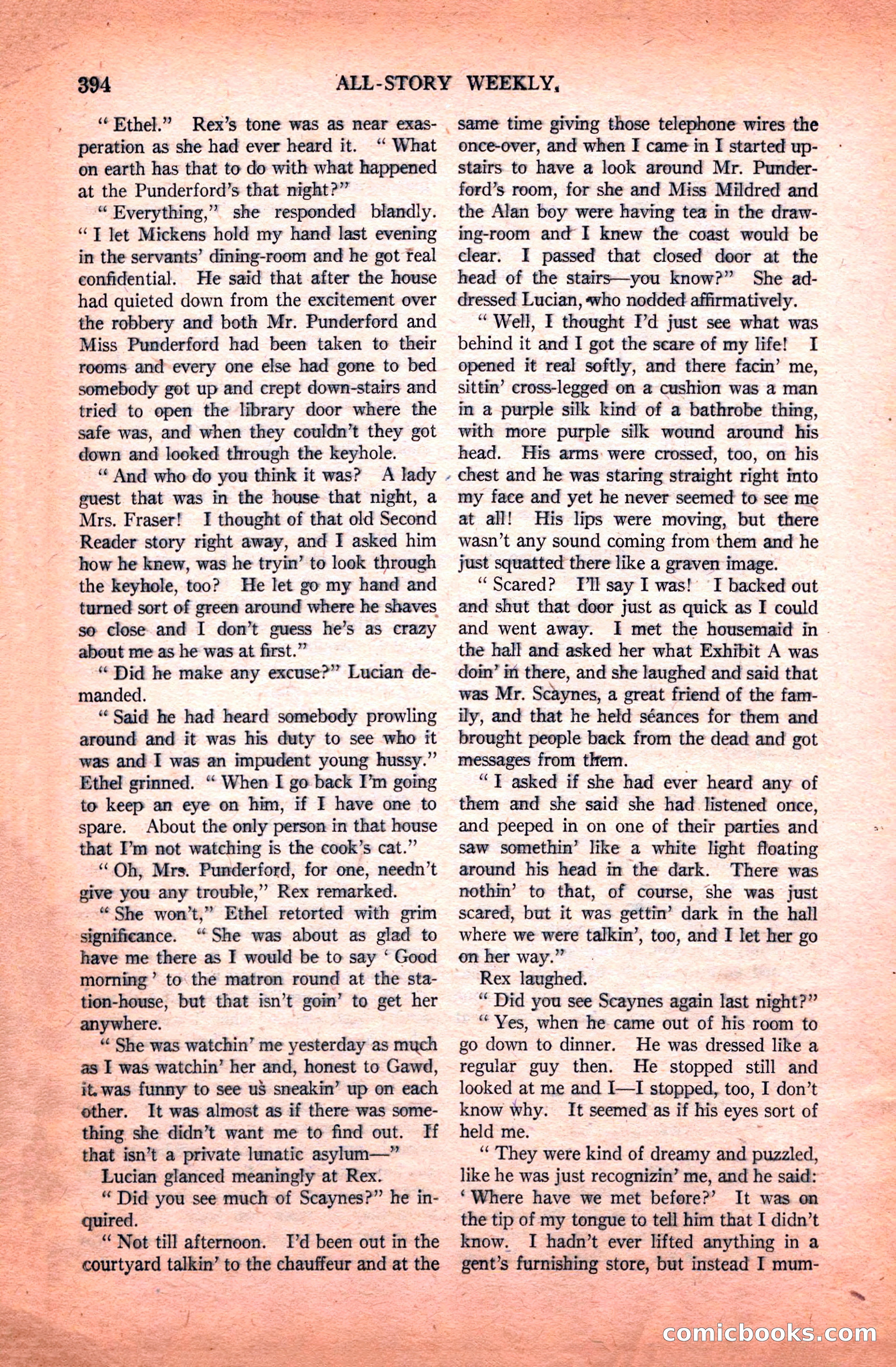 All-Story Weekly, April 24, 1920 — page 116 of 158