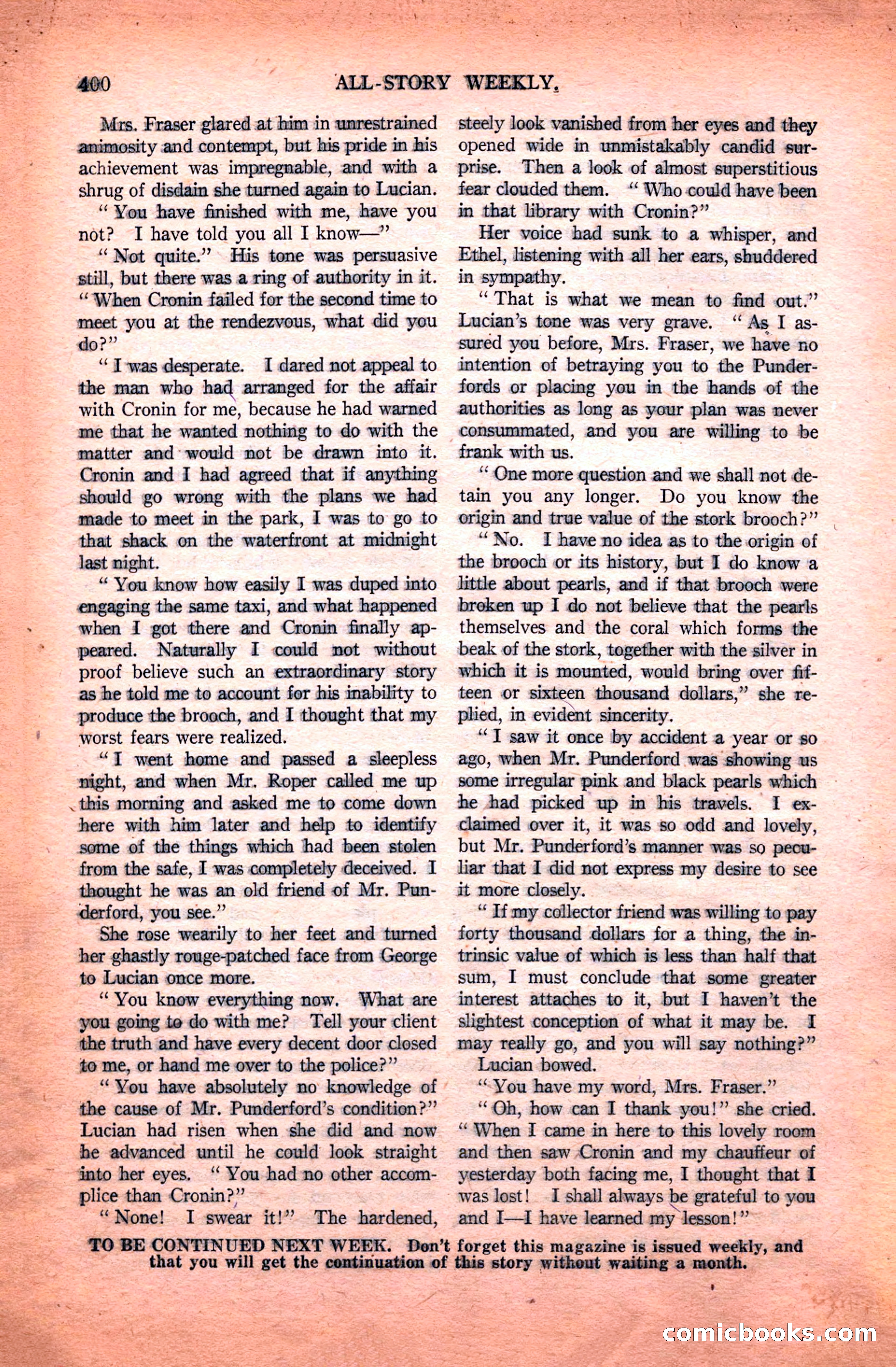 All-Story Weekly, April 24, 1920 — page 122 of 158