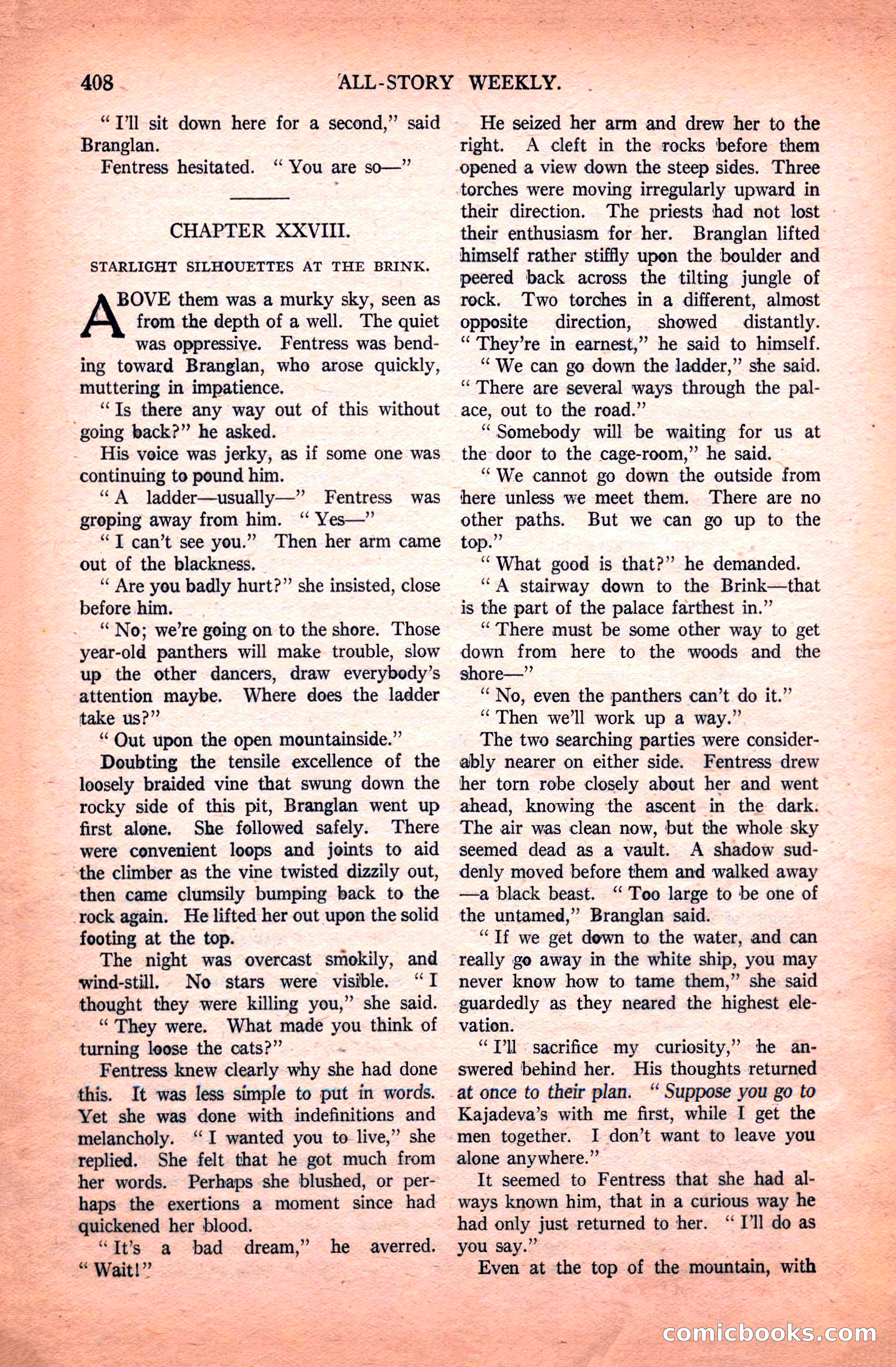 All-Story Weekly, April 24, 1920 — page 130 of 158