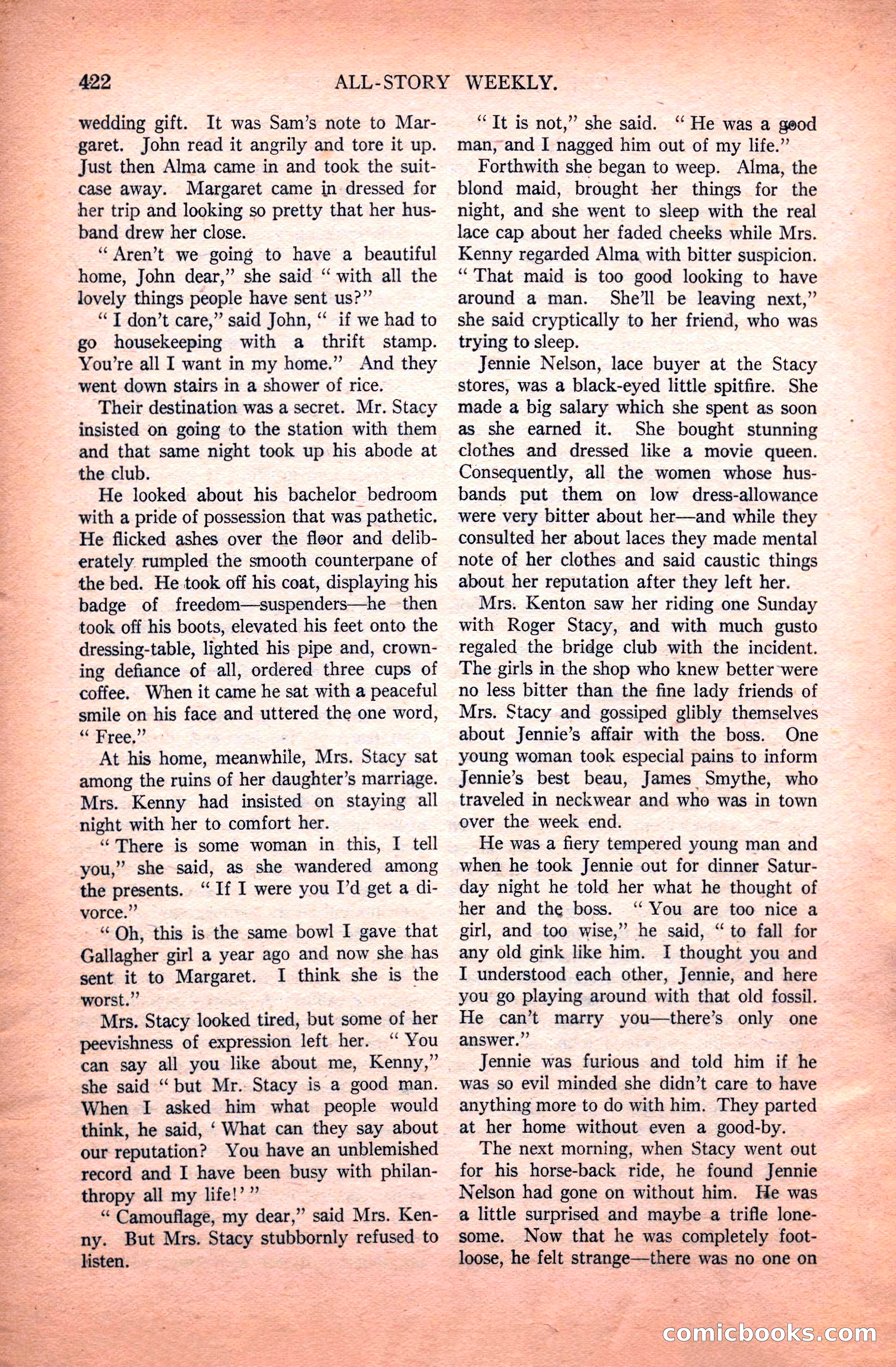 All-Story Weekly, April 24, 1920 — page 144 of 158