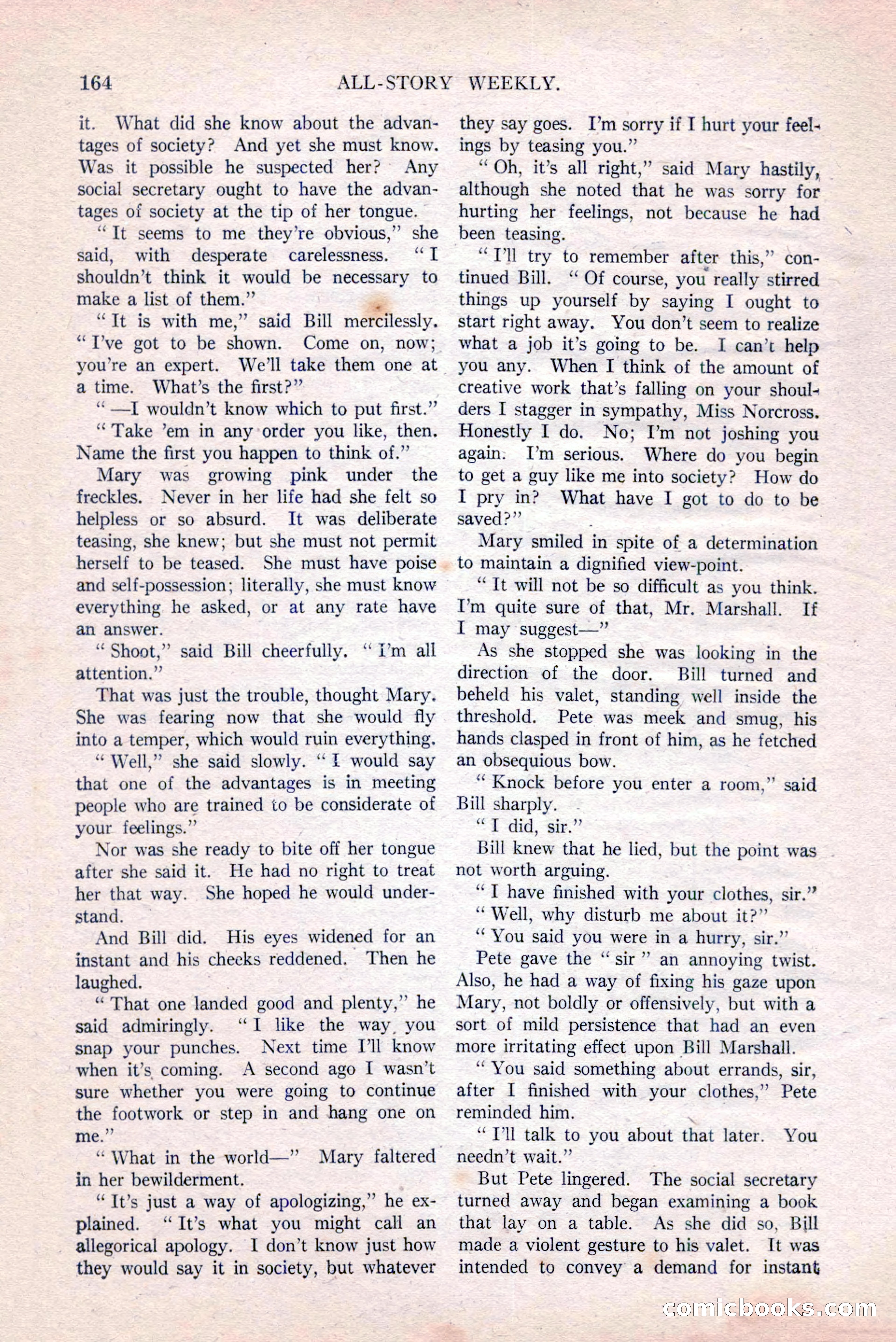 All-Story Weekly, Vol. 111, No. 2 — page 30 of 164