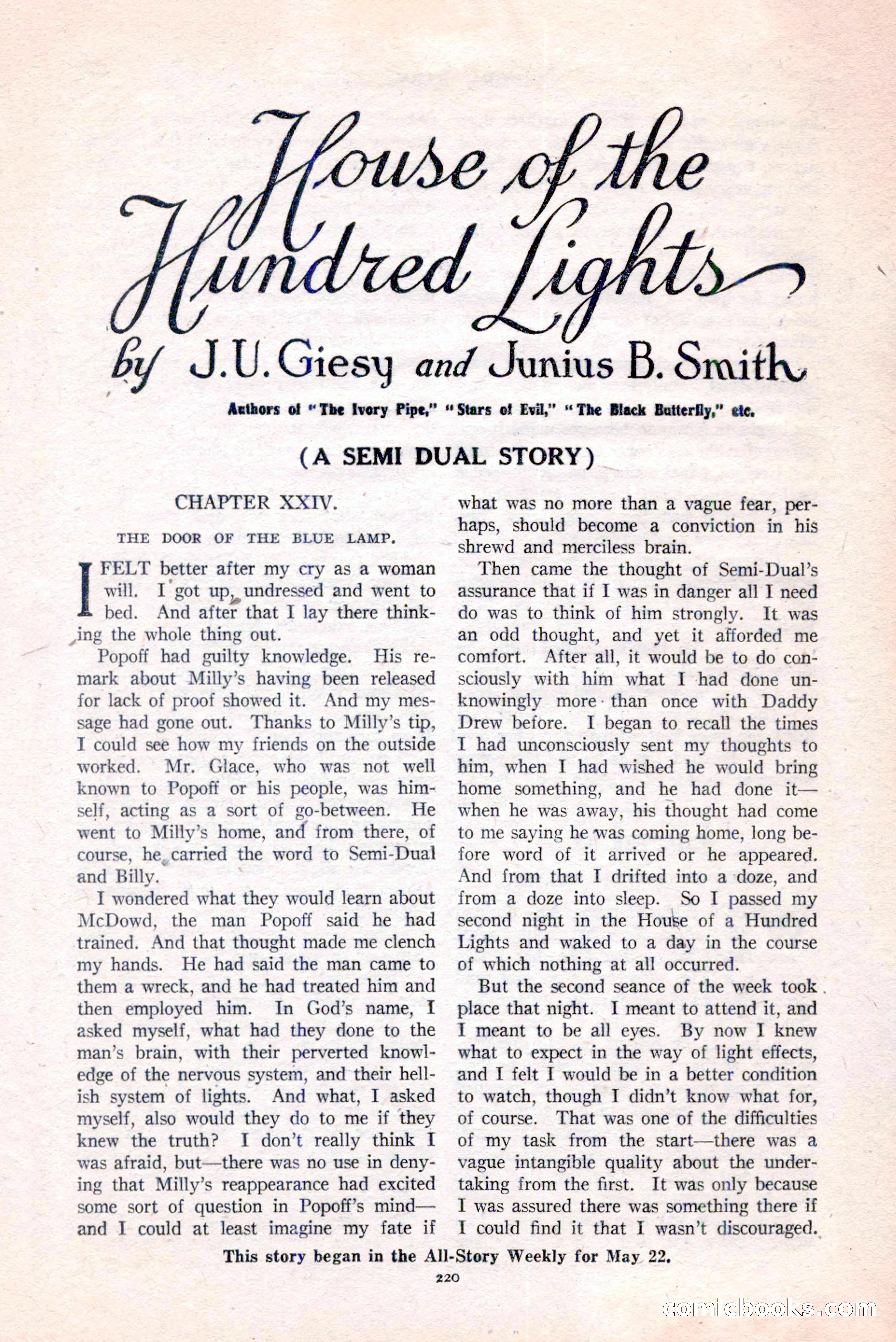 All-Story Weekly, Vol. 111, No. 2 — page 86 of 164