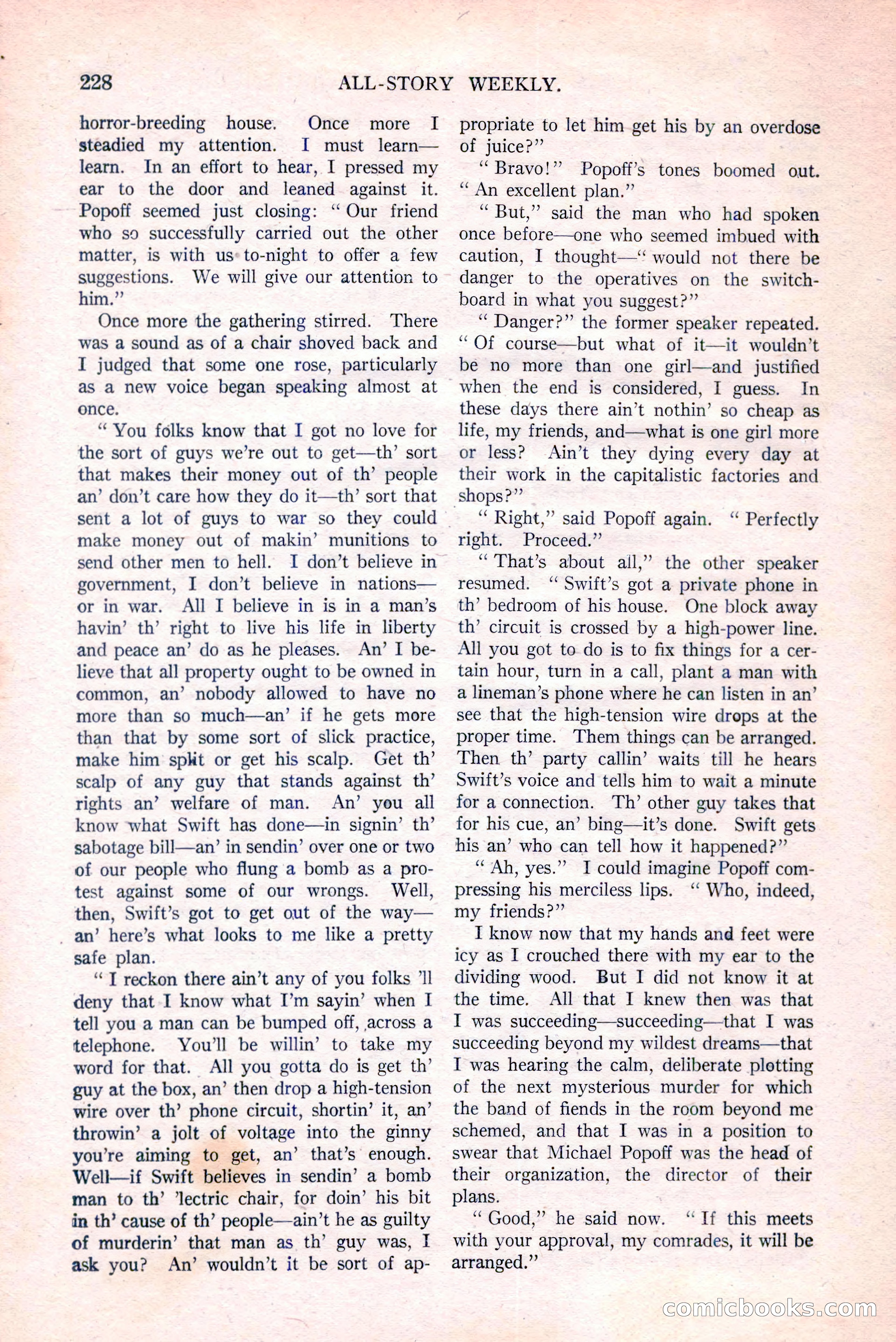 All-Story Weekly, Vol. 111, No. 2 — page 94 of 164