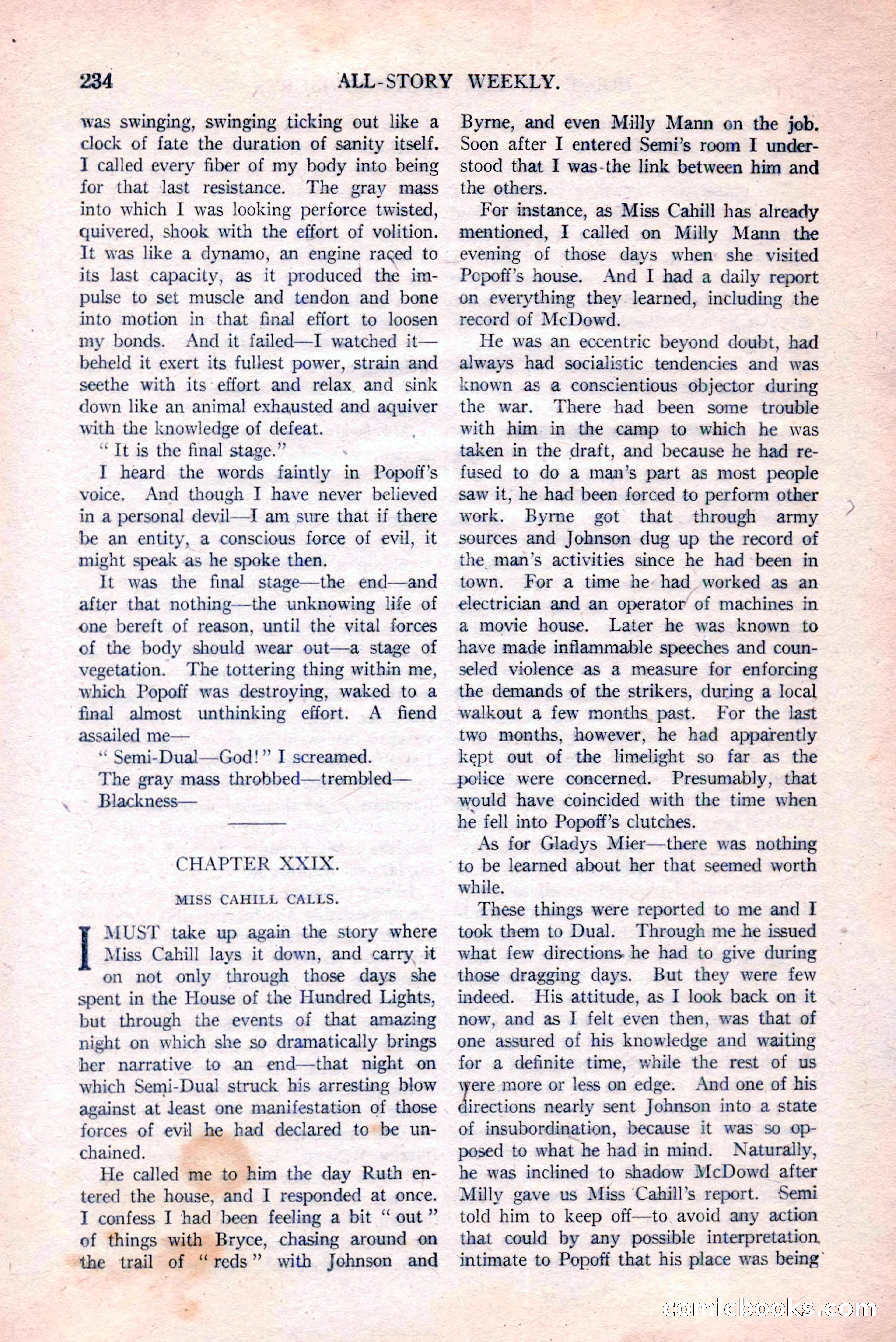 All-Story Weekly, Vol. 111, No. 2 — page 100 of 164