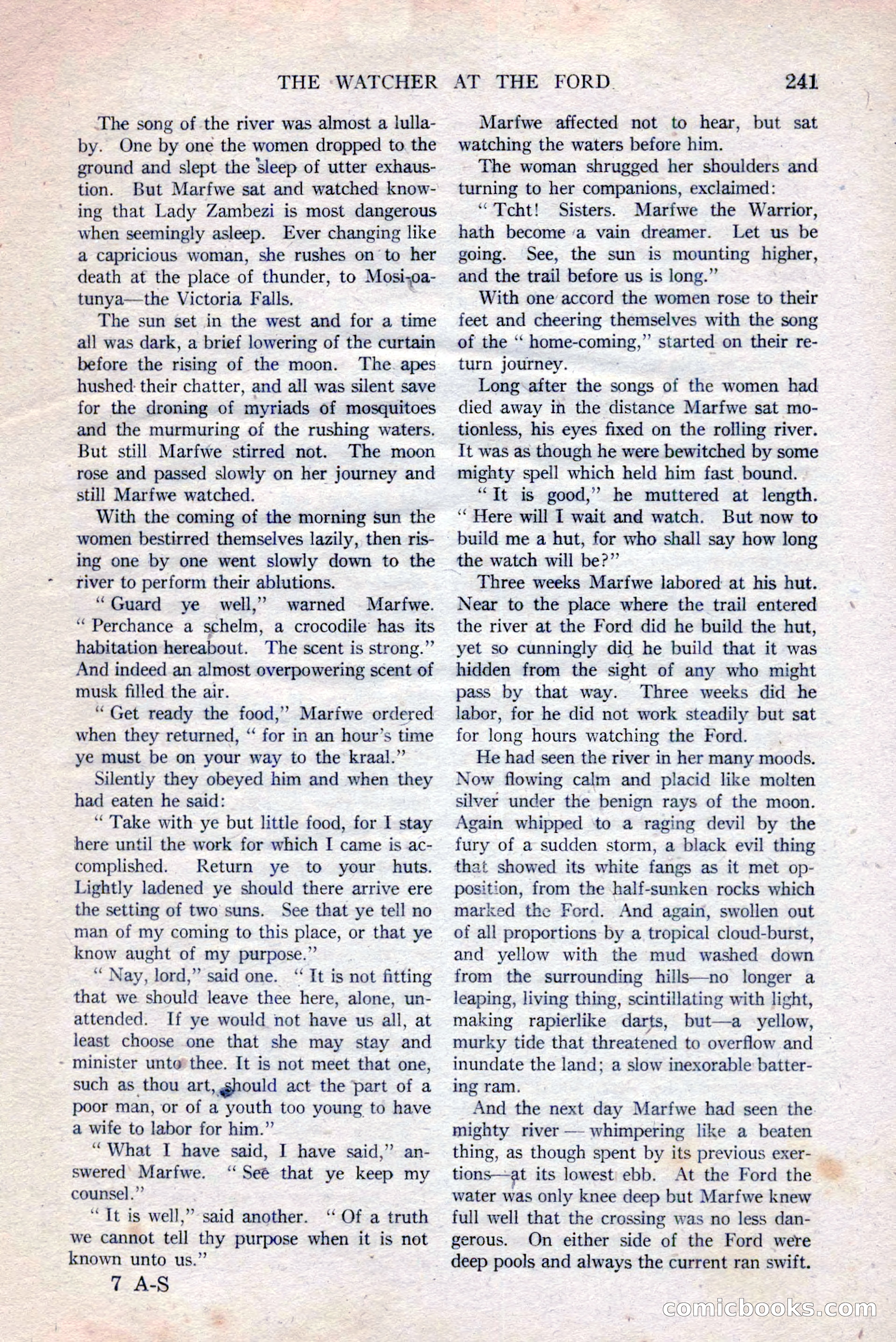 All-Story Weekly, Vol. 111, No. 2 — page 107 of 164