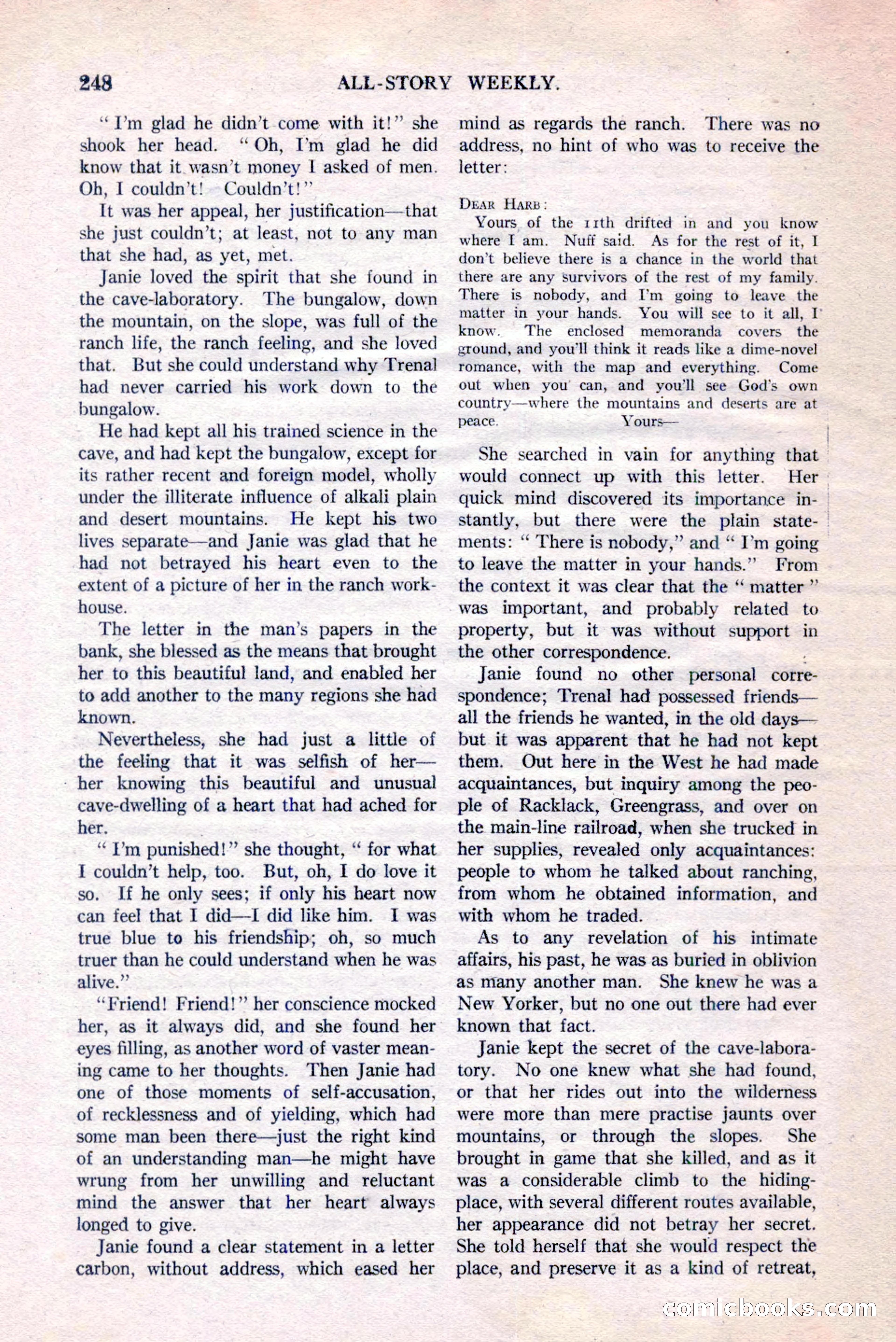 All-Story Weekly, Vol. 111, No. 2 — page 114 of 164