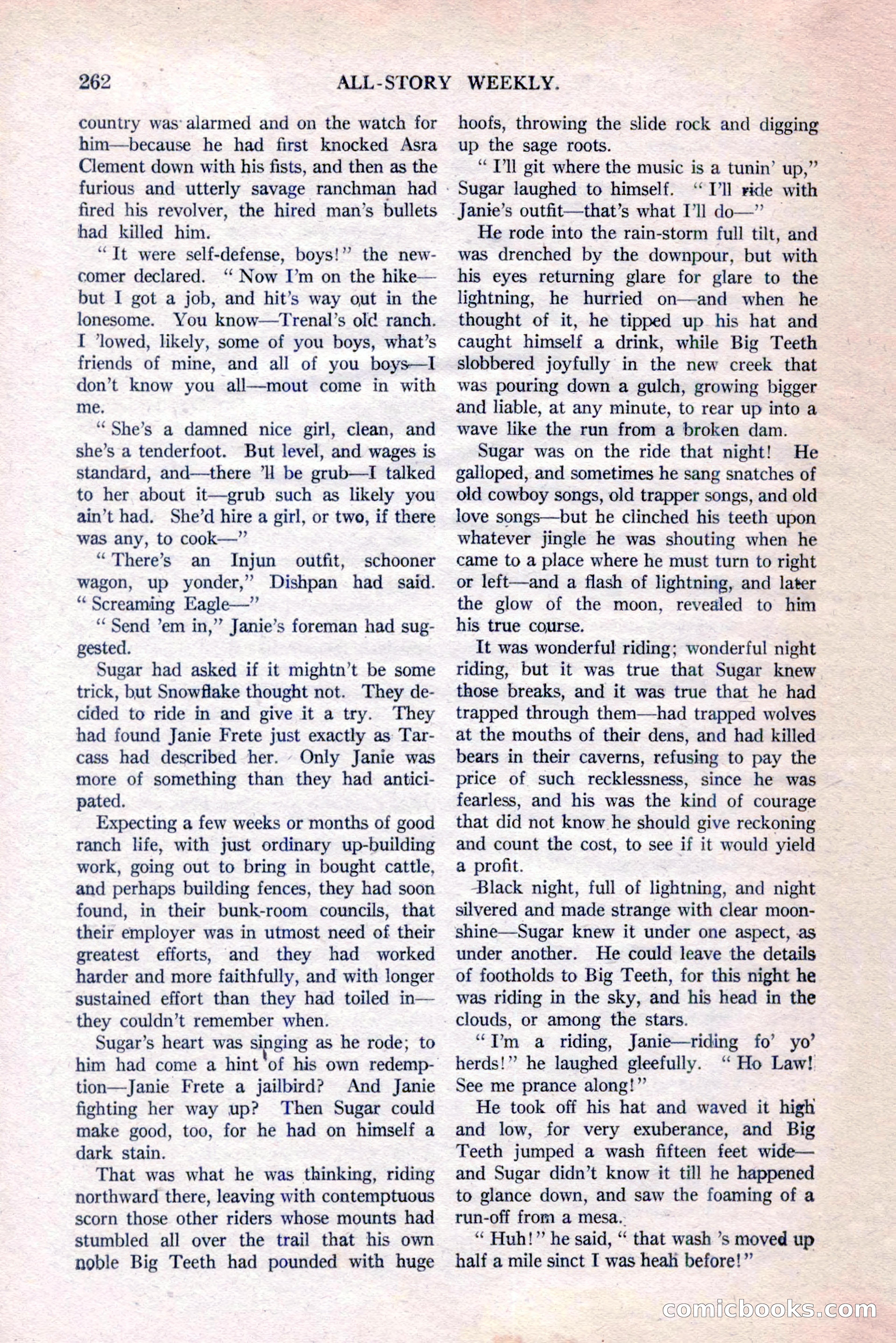 All-Story Weekly, Vol. 111, No. 2 — page 128 of 164