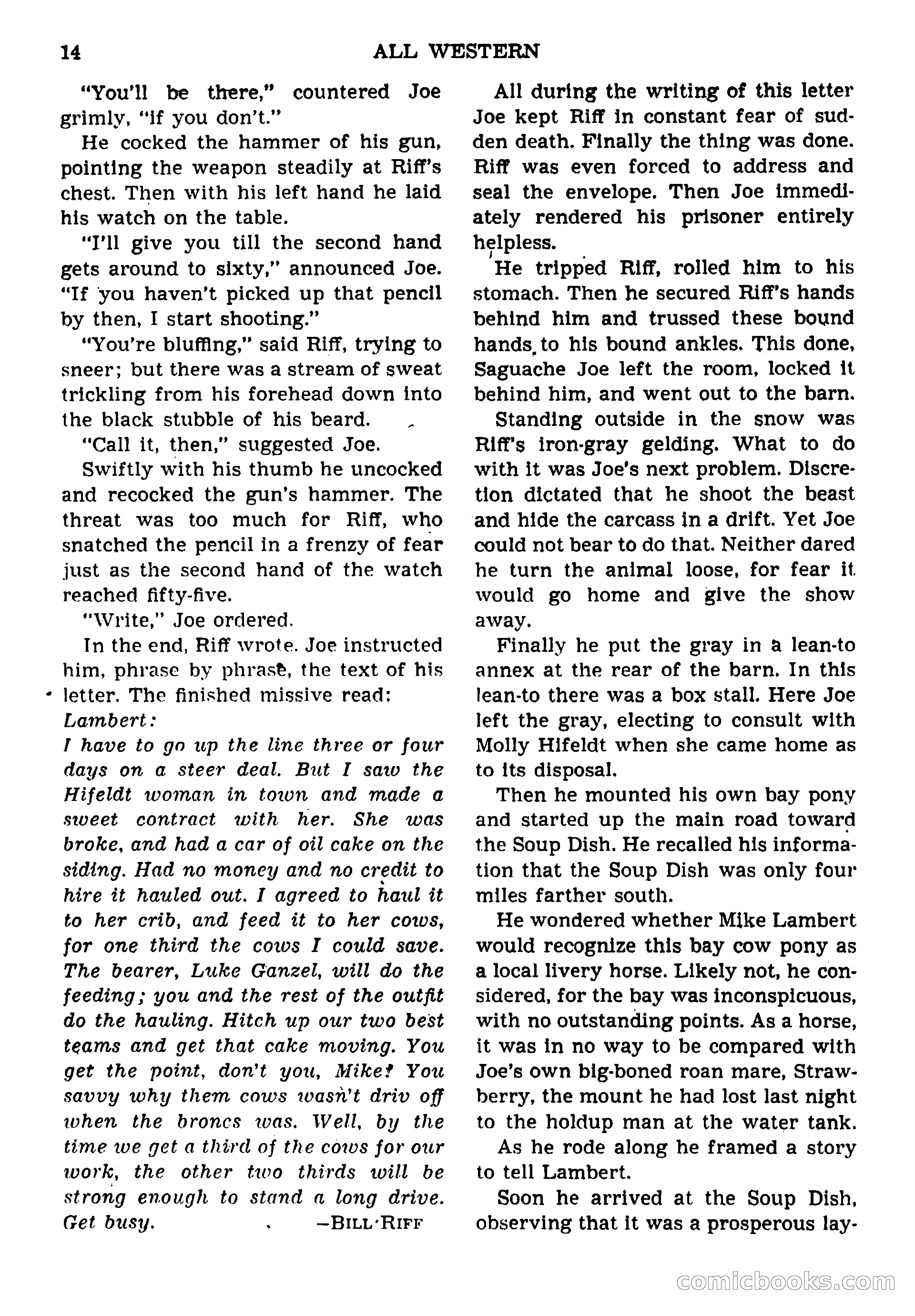 All Western Magazine Cover — page 16 of 164