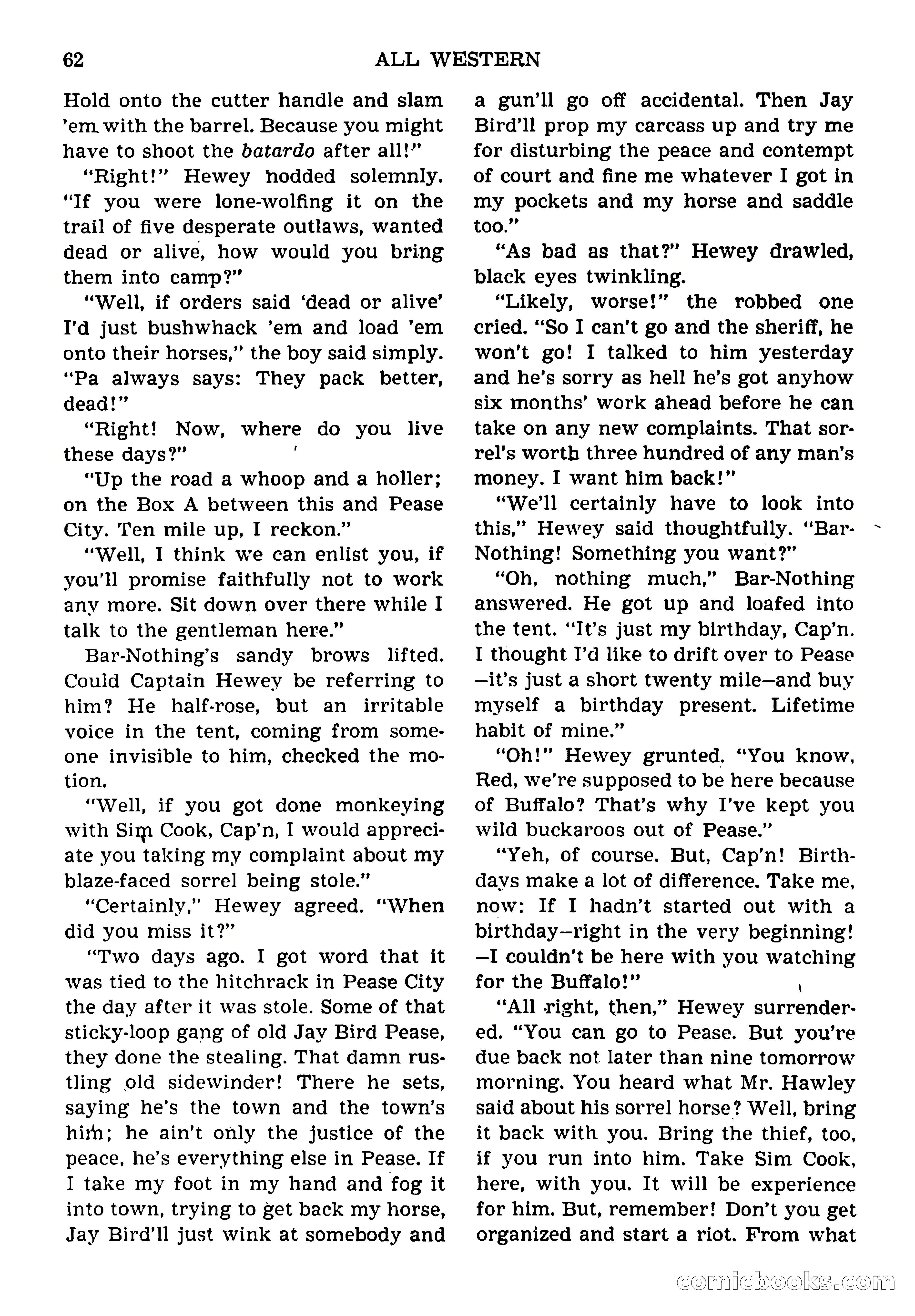 All Western Magazine Cover — page 64 of 164