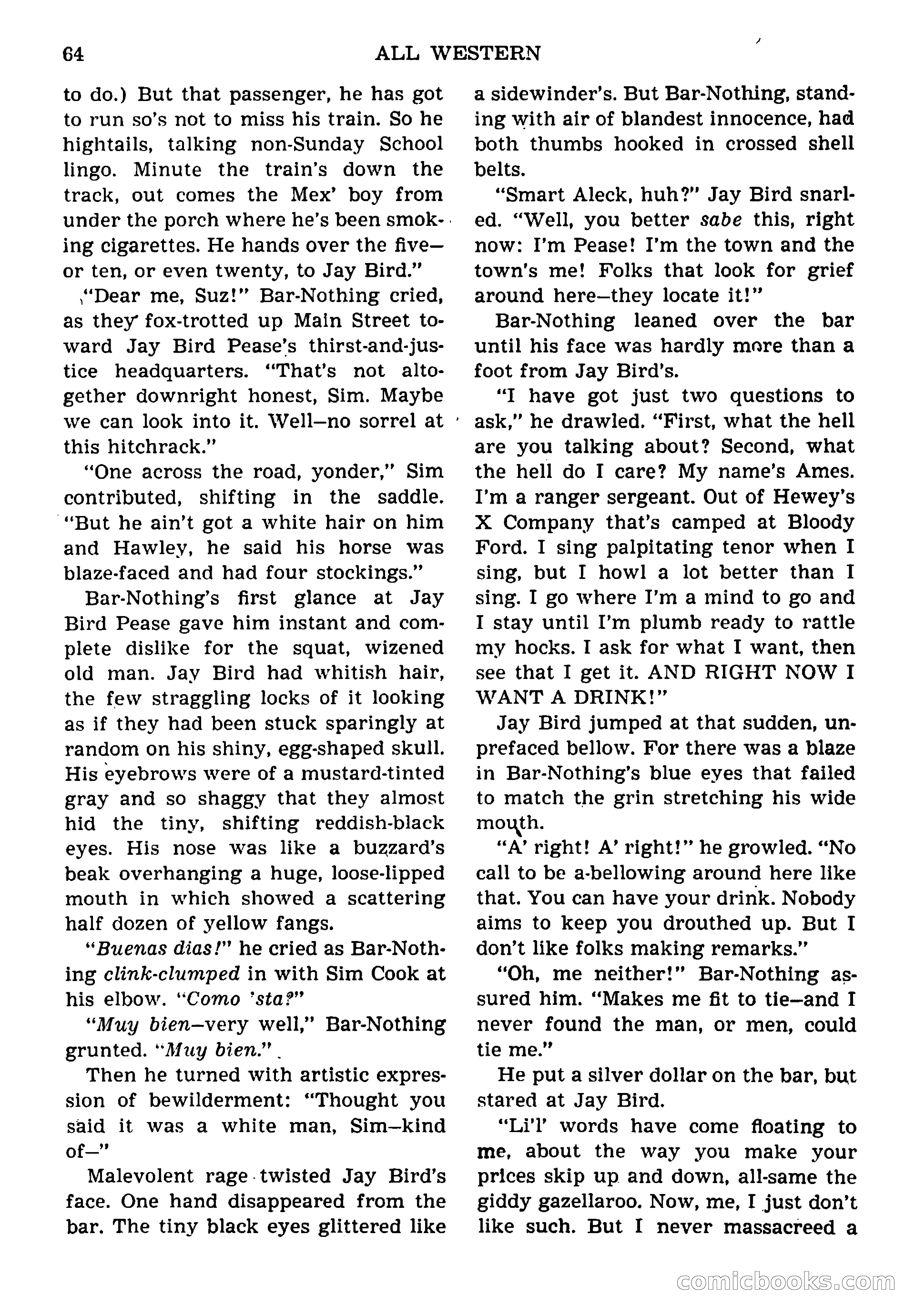 All Western Magazine Cover — page 66 of 164