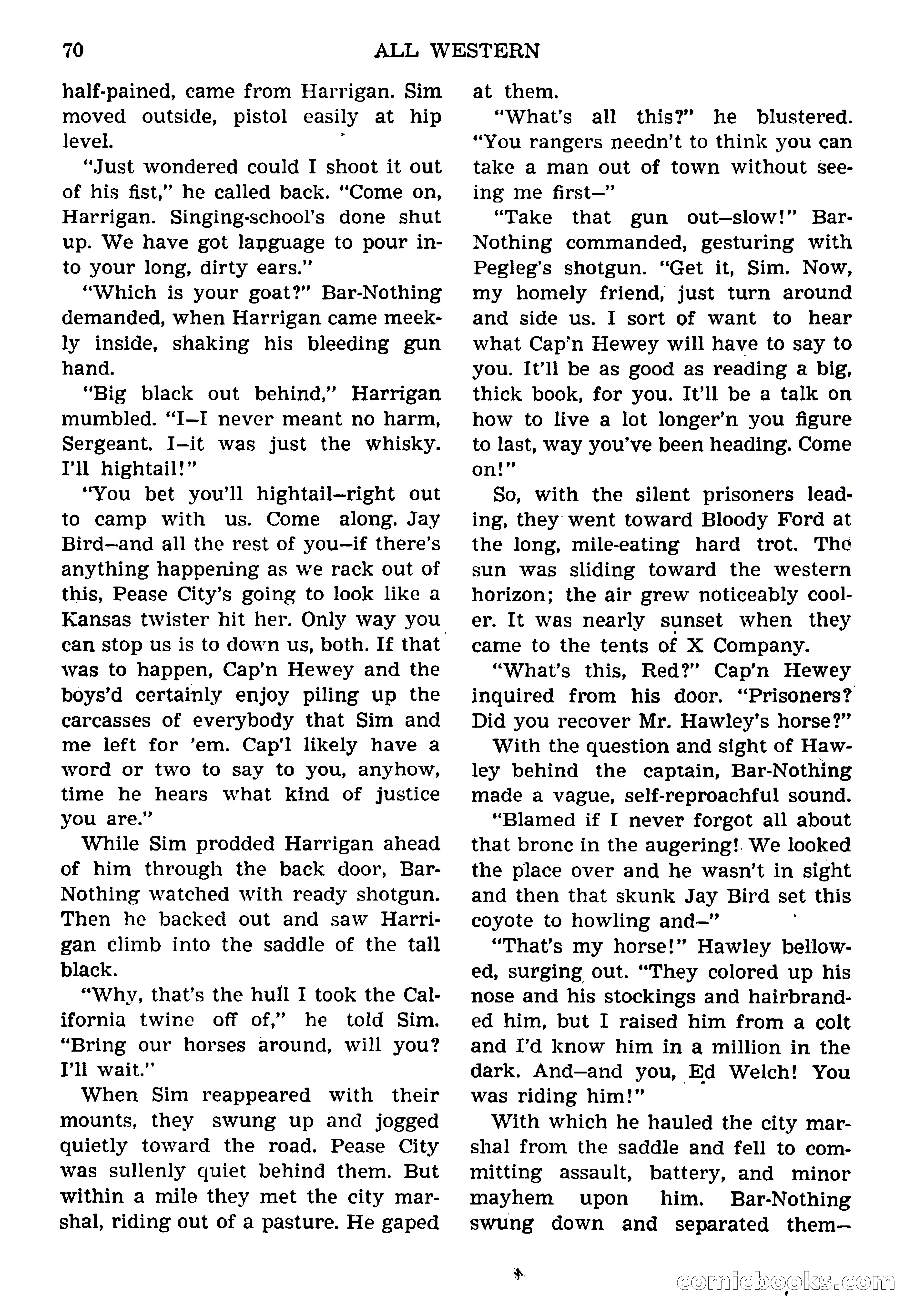 All Western Magazine Cover — page 72 of 164