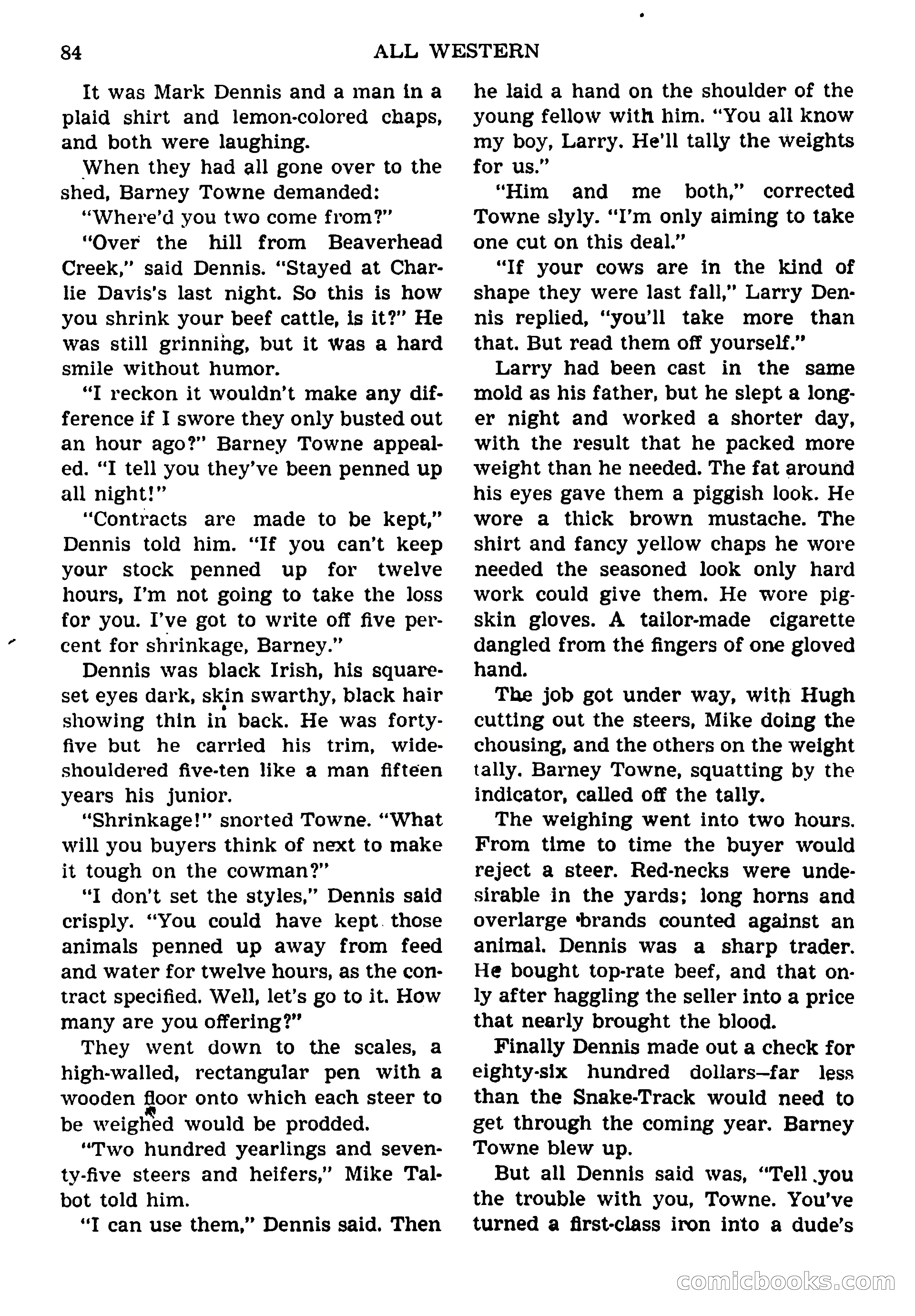 All Western Magazine Cover — page 86 of 164