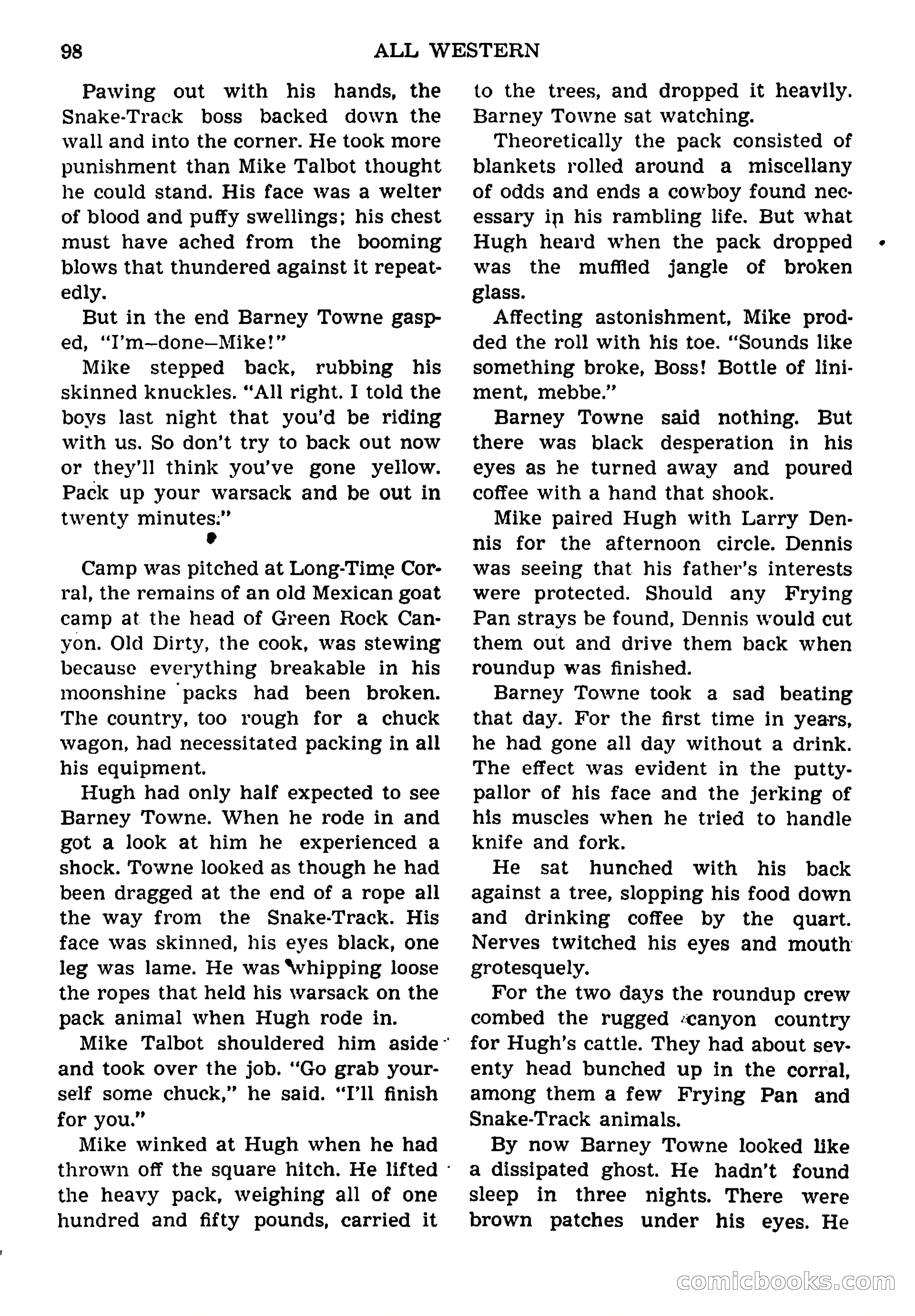 All Western Magazine Cover — page 100 of 164