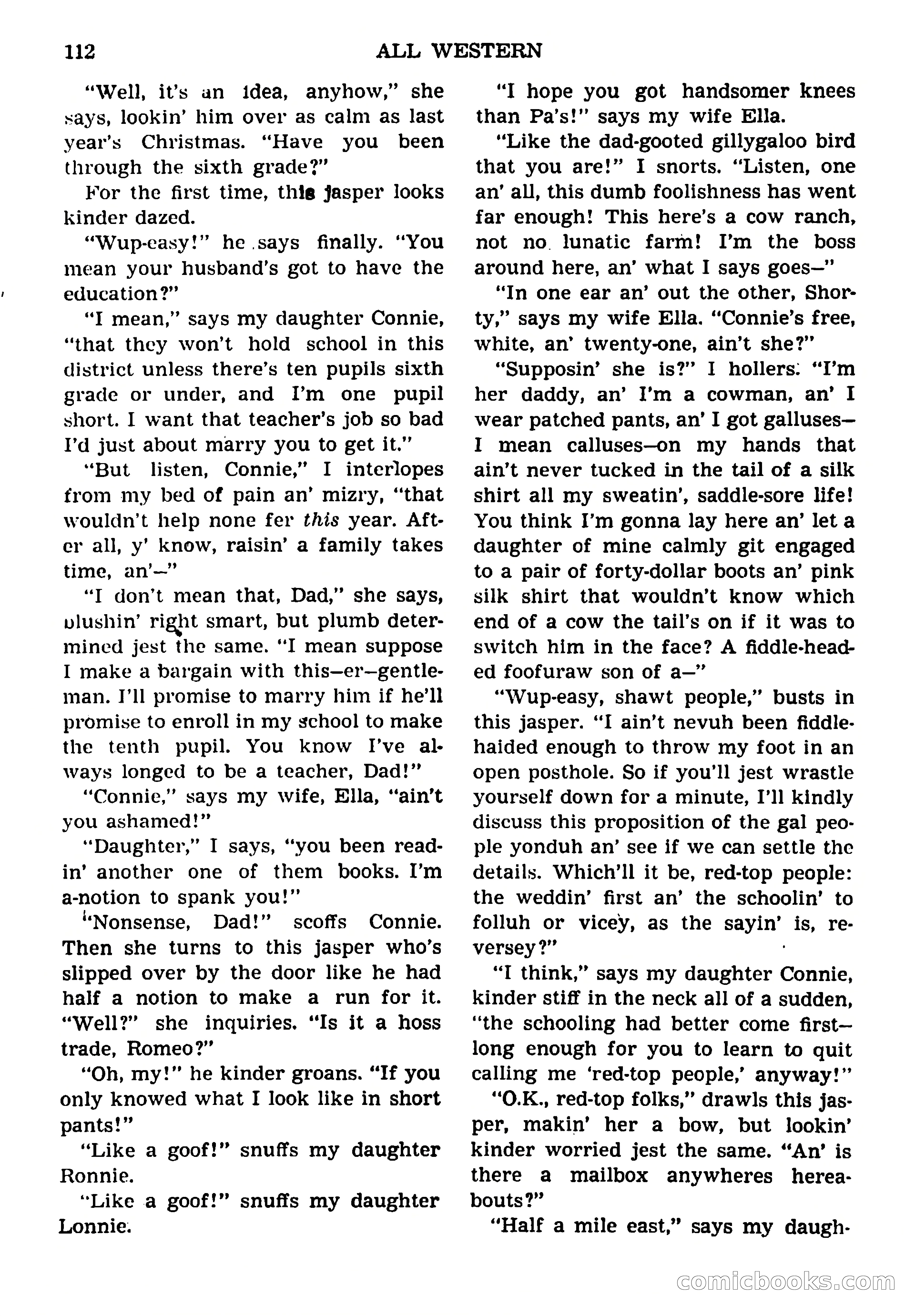 All Western Magazine Cover — page 114 of 164