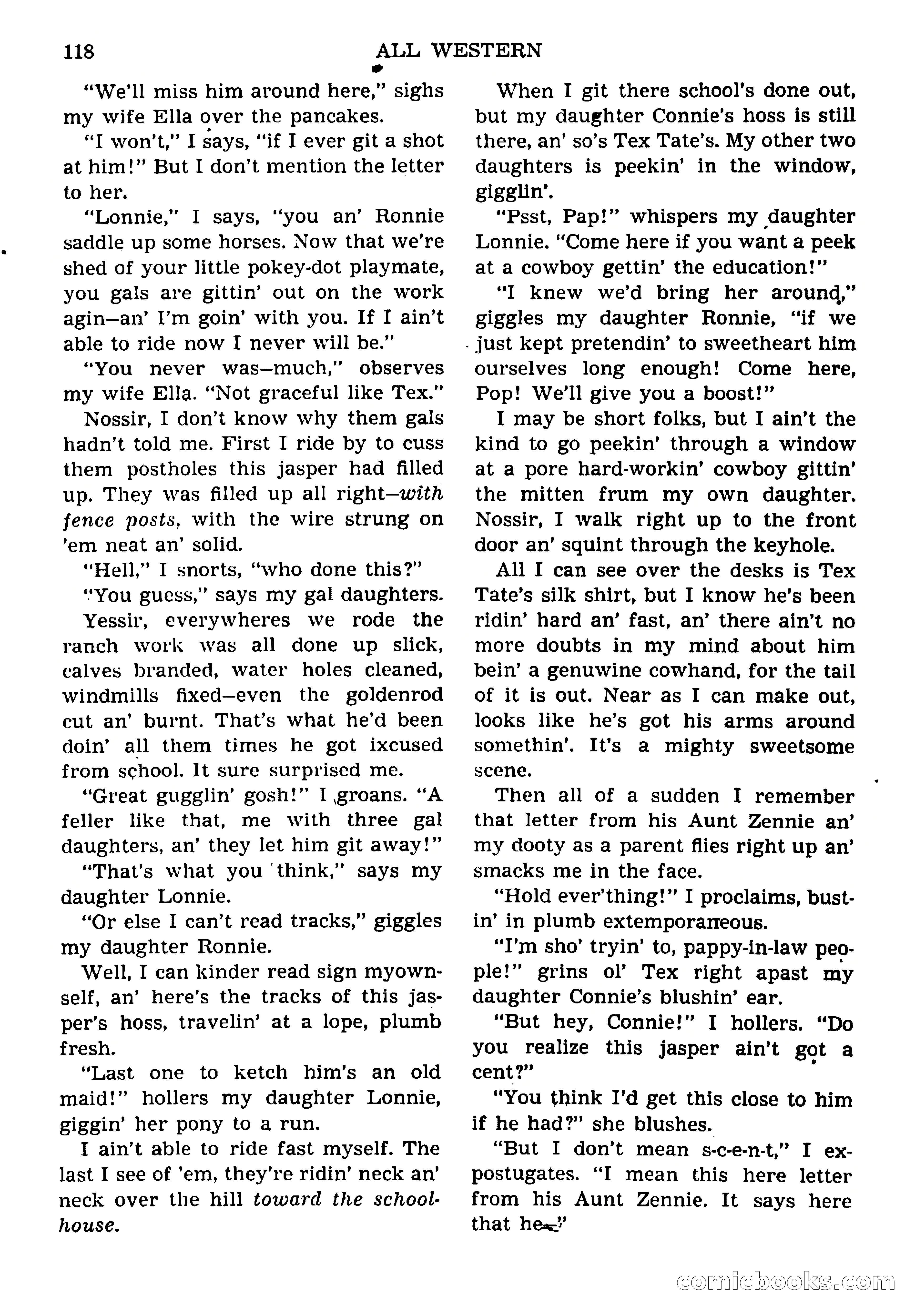 All Western Magazine Cover — page 120 of 164