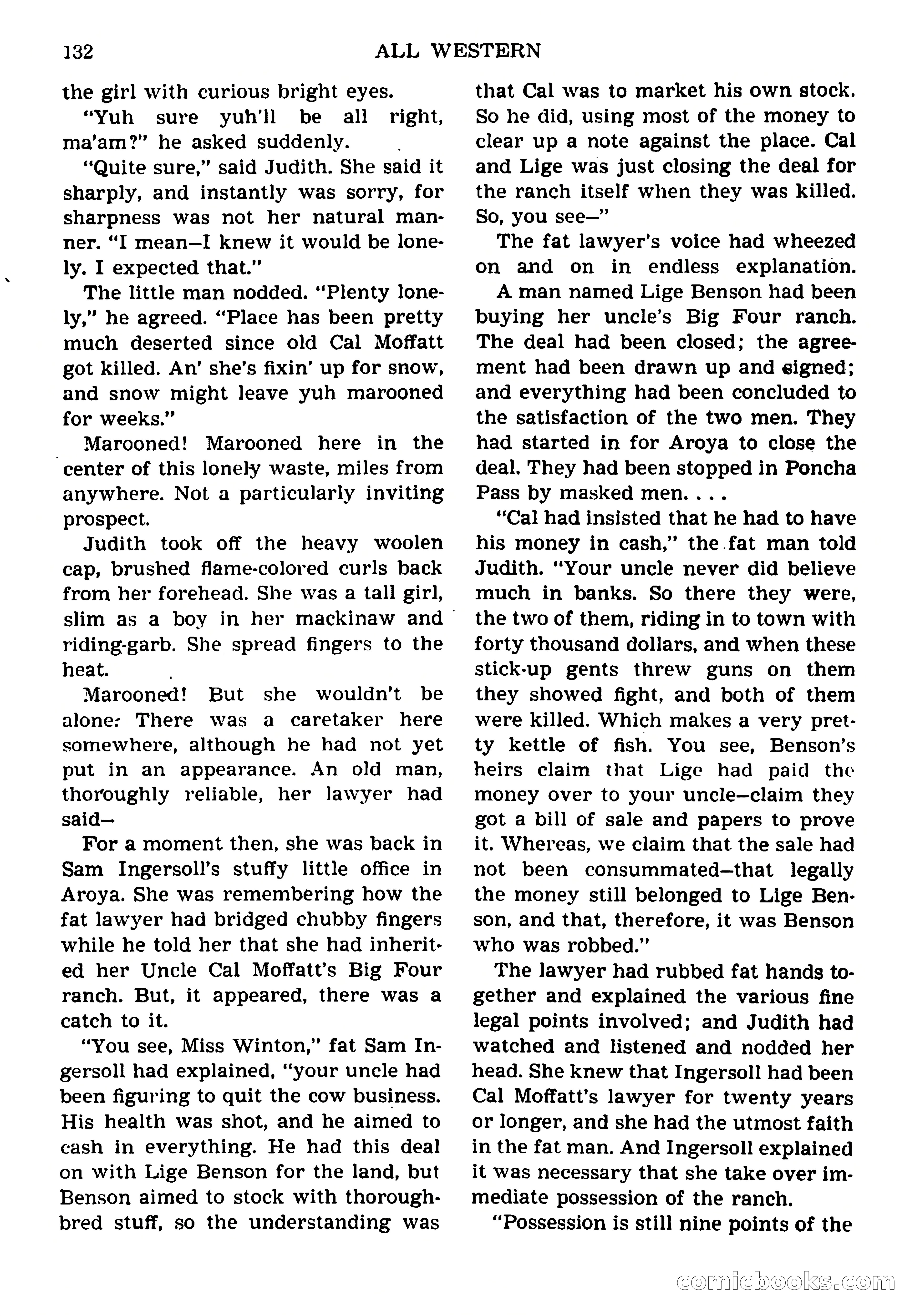 All Western Magazine Cover — page 134 of 164