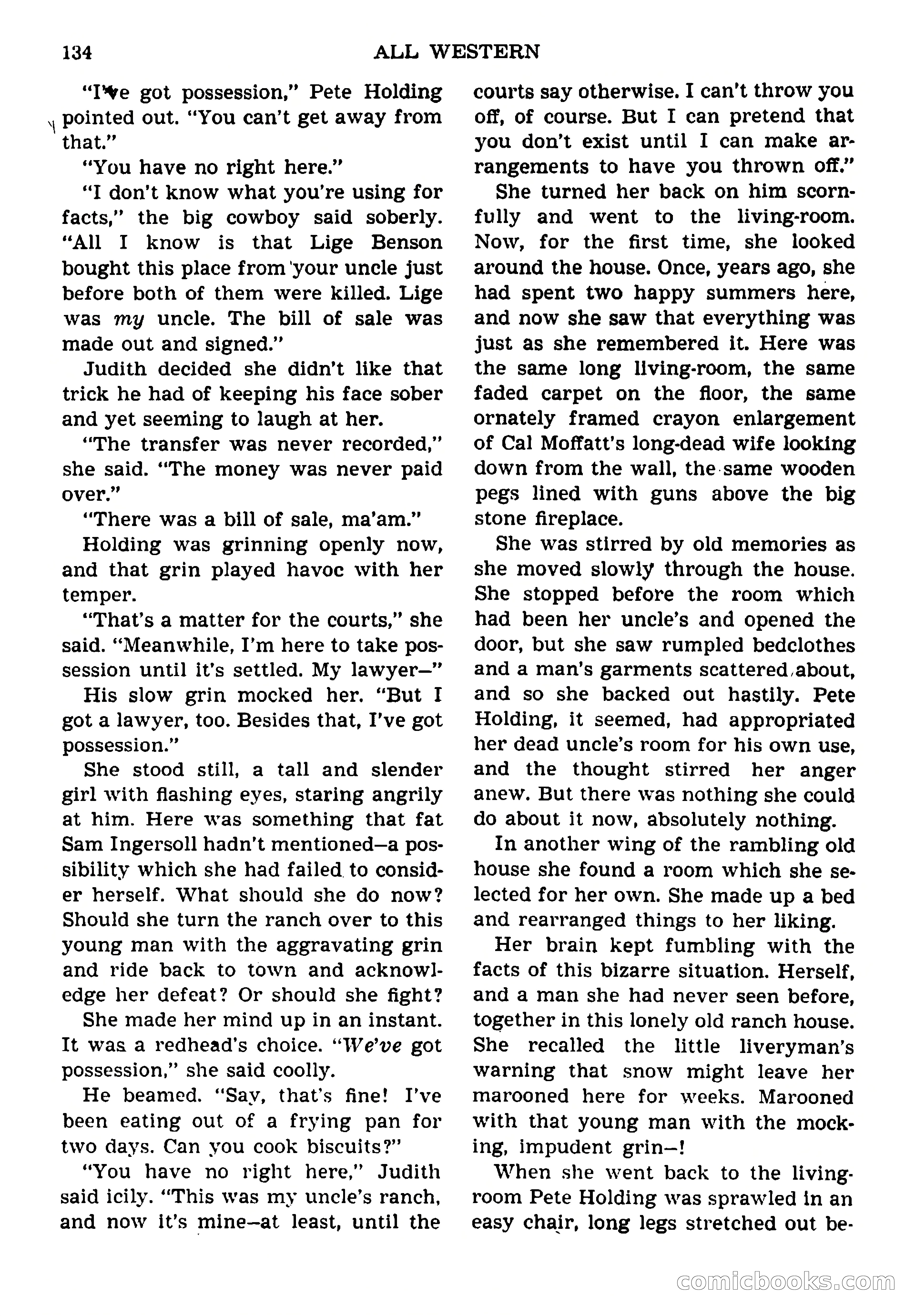 All Western Magazine Cover — page 136 of 164