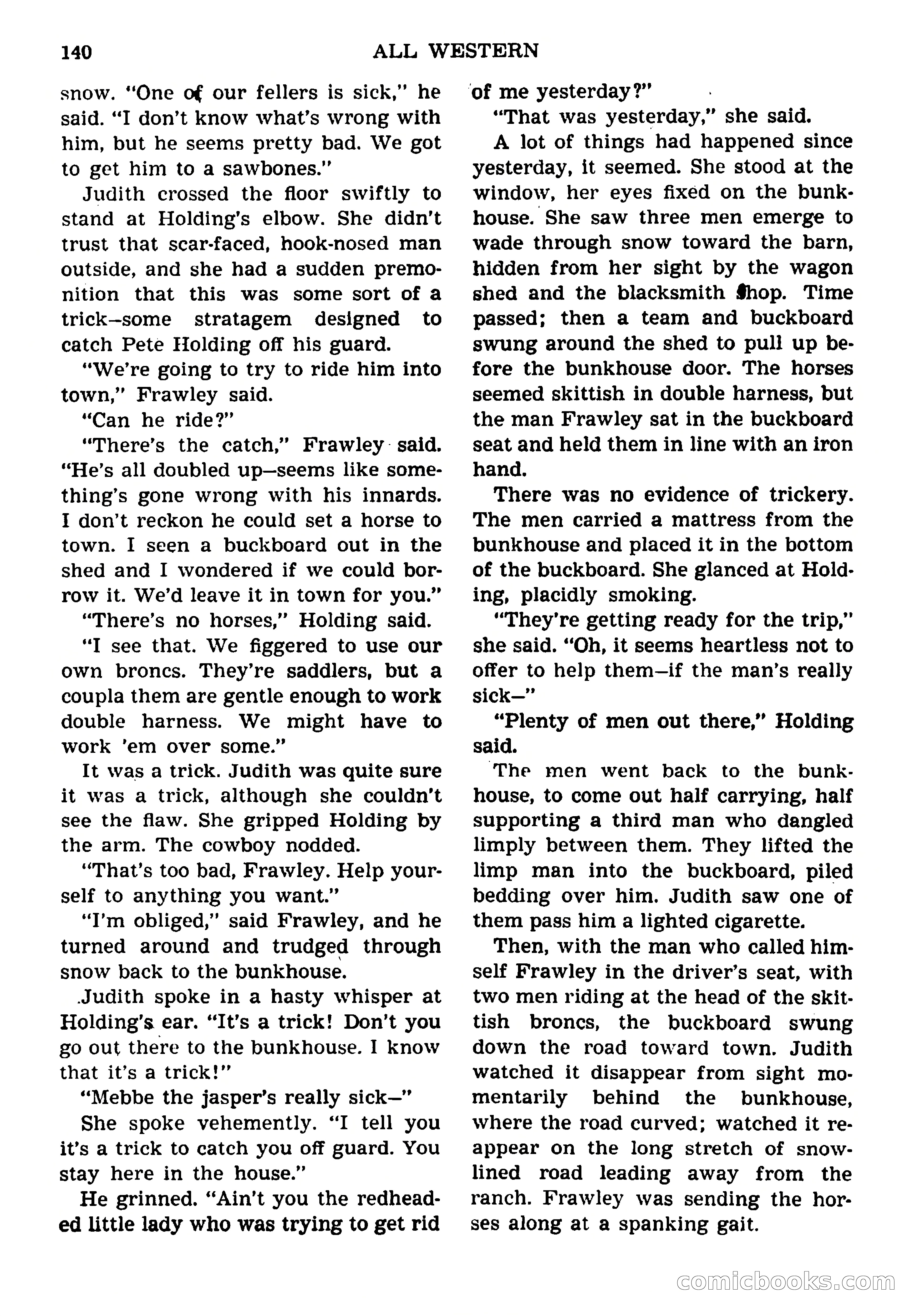 All Western Magazine Cover — page 142 of 164