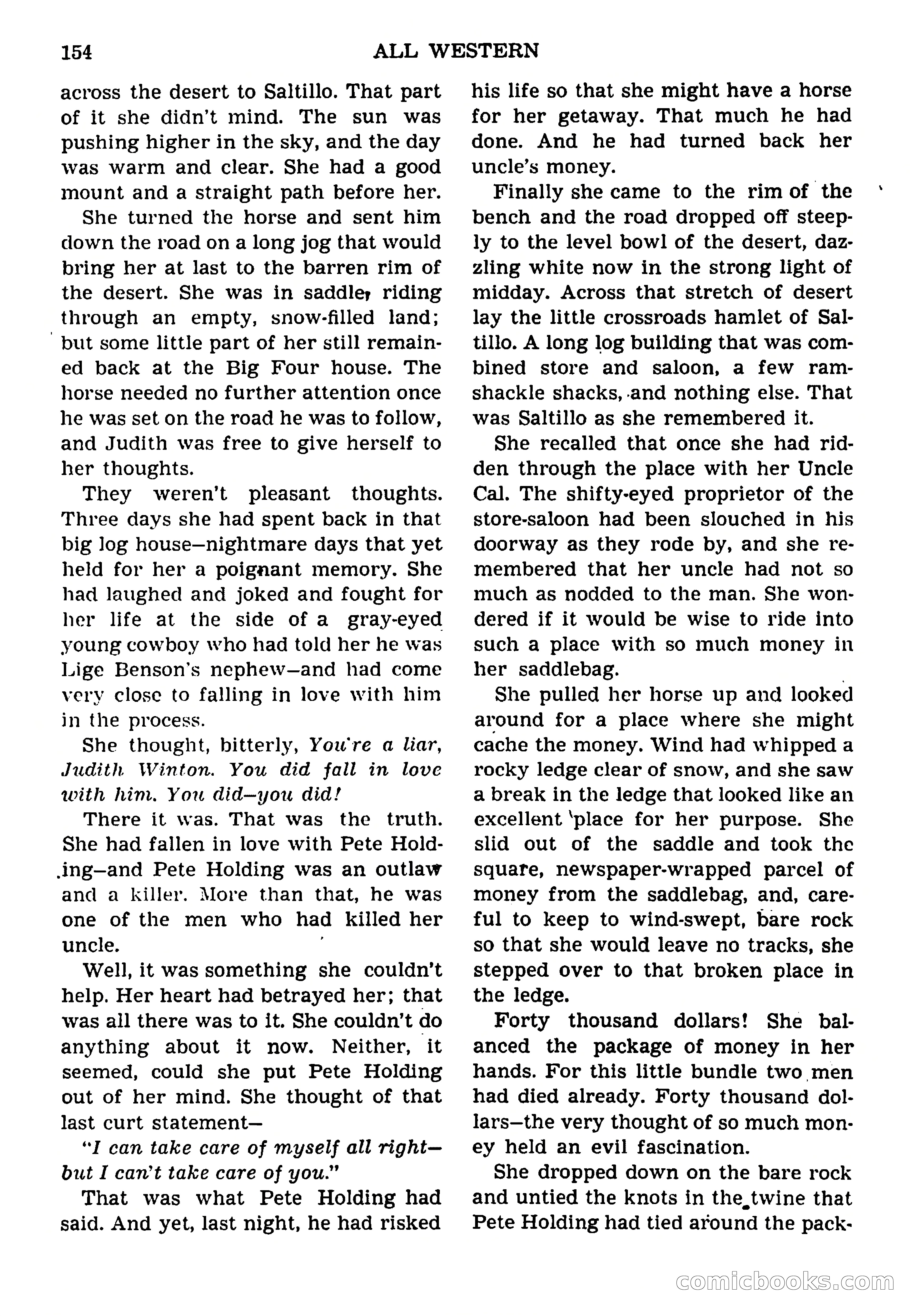 All Western Magazine Cover — page 156 of 164