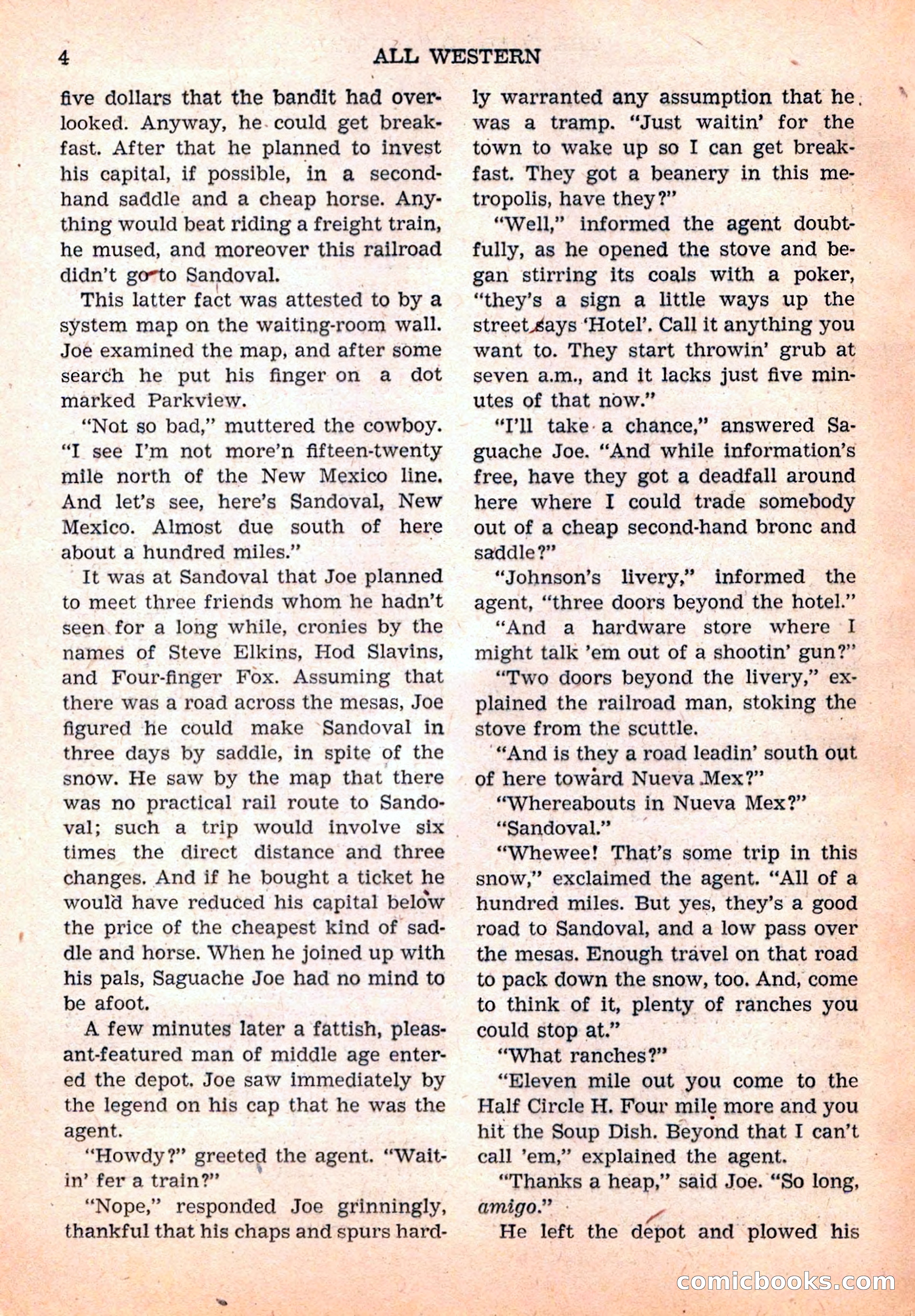 All Western, Vol. 1, No. 4 — page 6 of 164