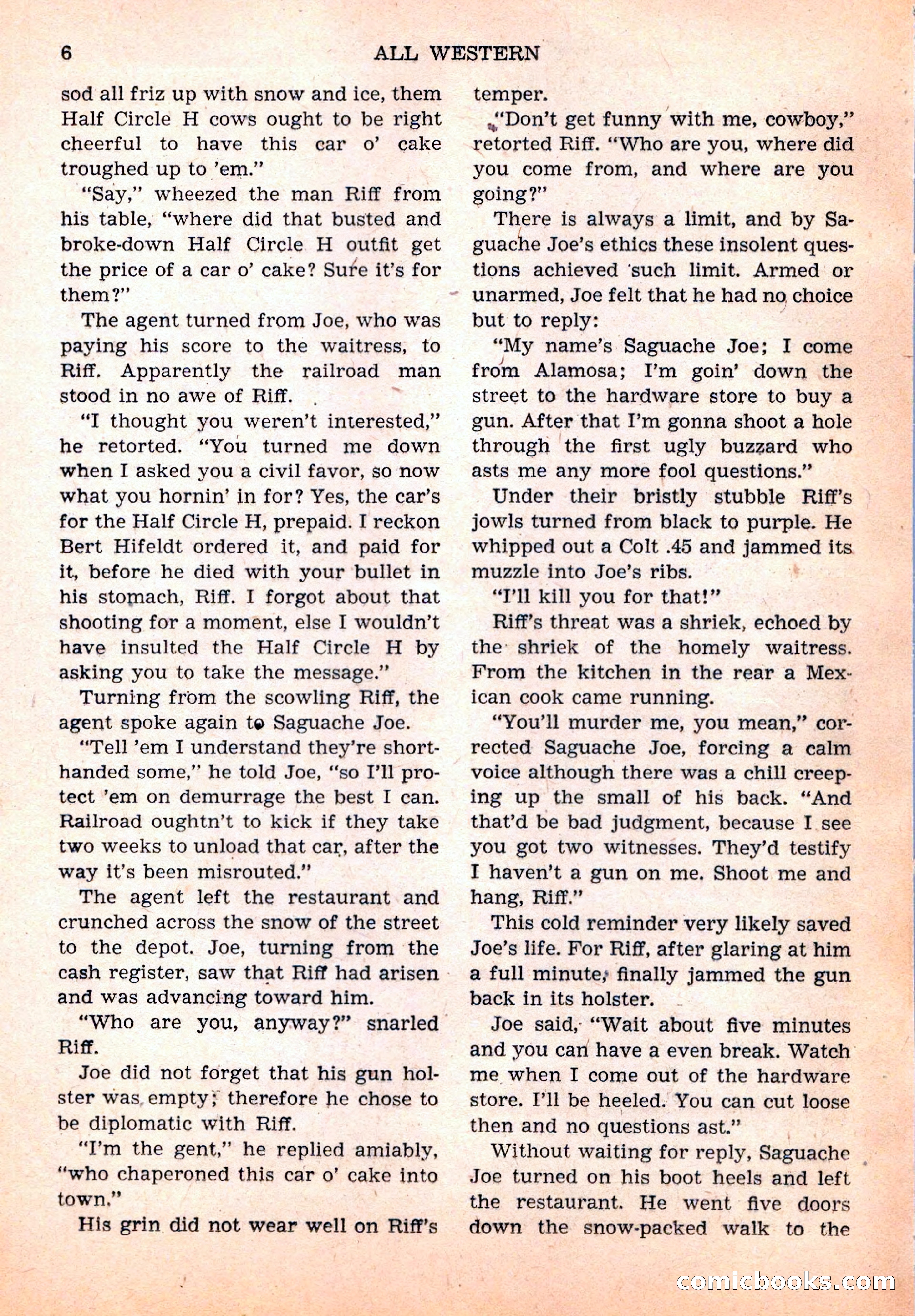 All Western, Vol. 1, No. 4 — page 8 of 164