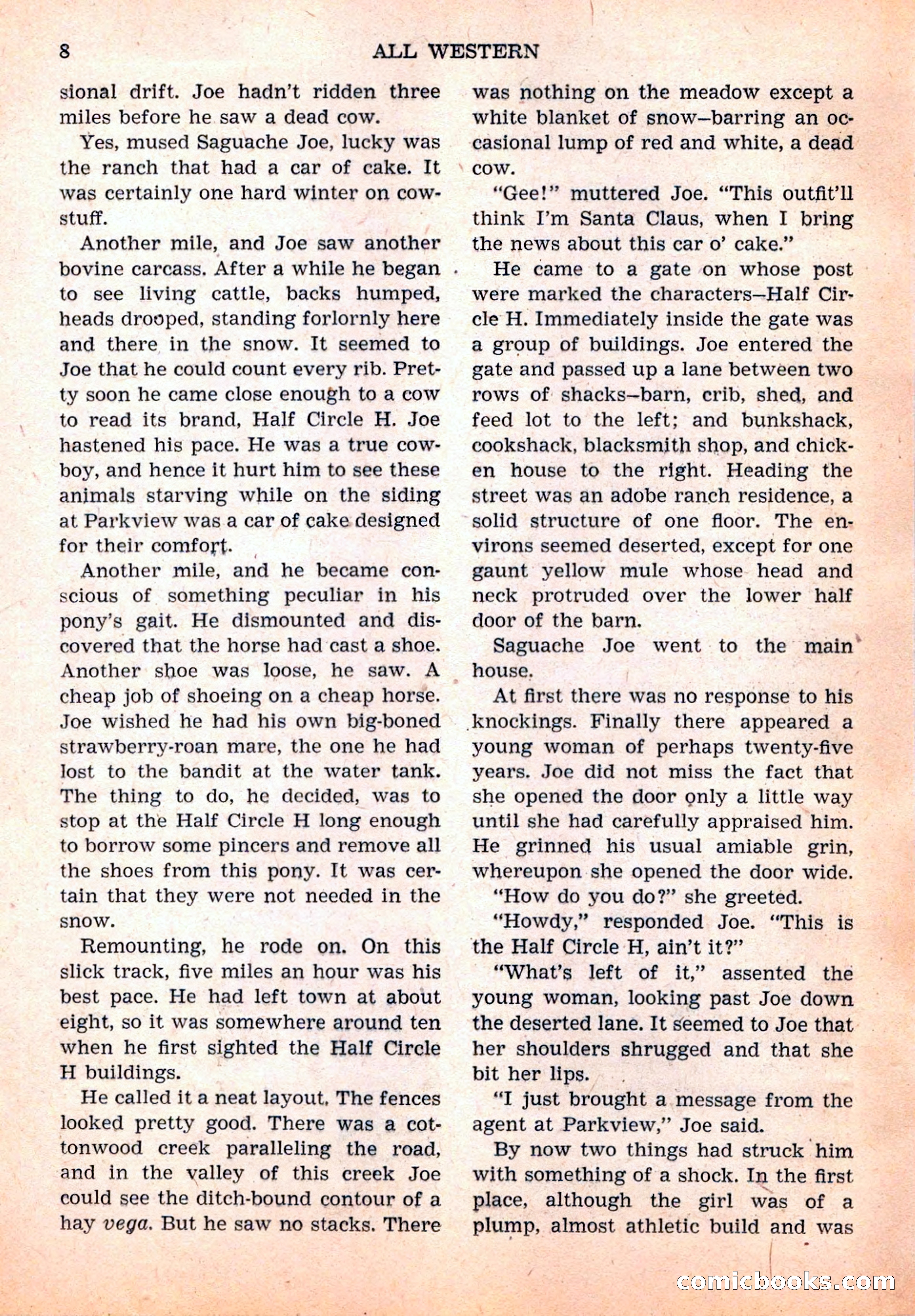 All Western, Vol. 1, No. 4 — page 10 of 164
