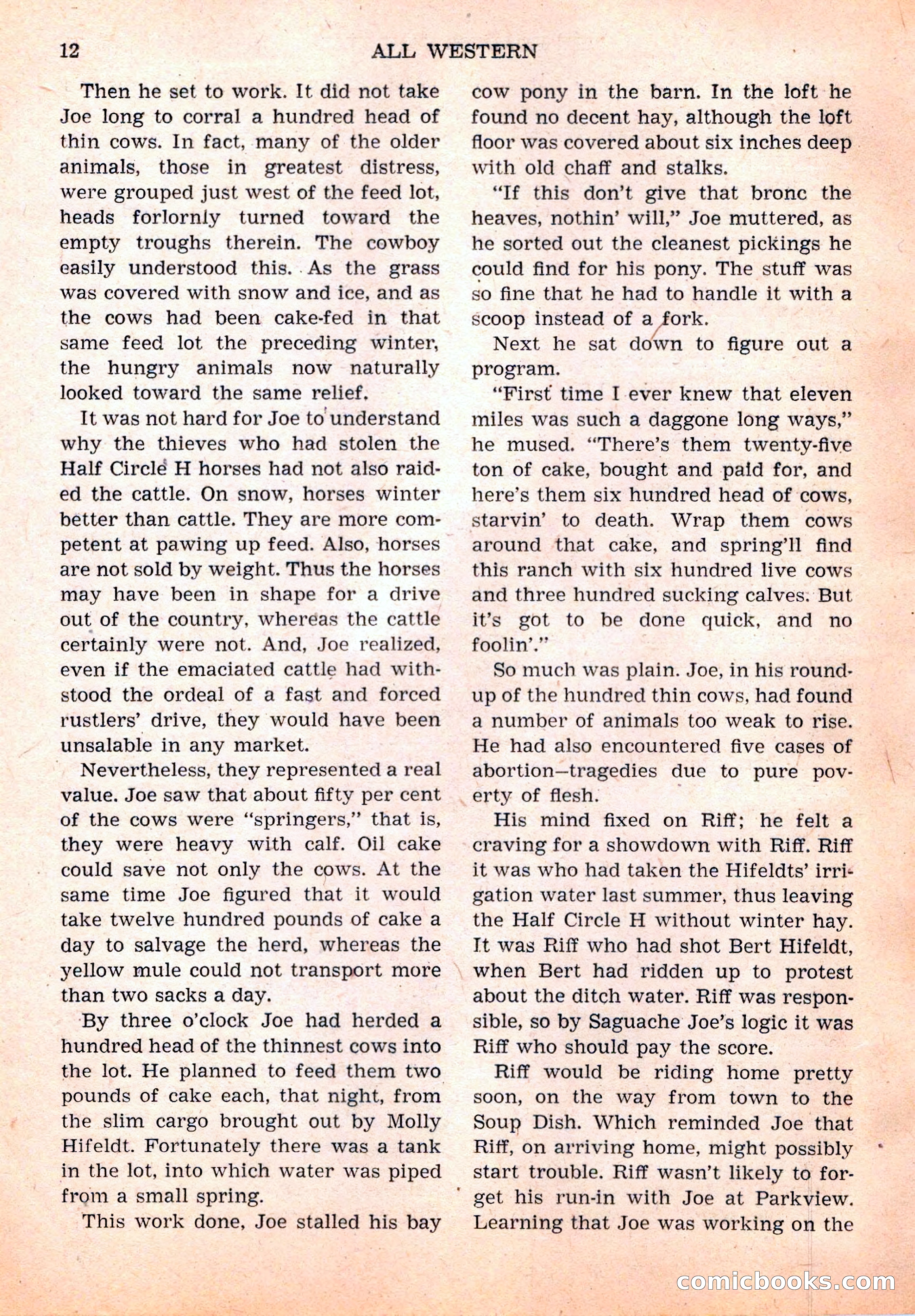 All Western, Vol. 1, No. 4 — page 14 of 164