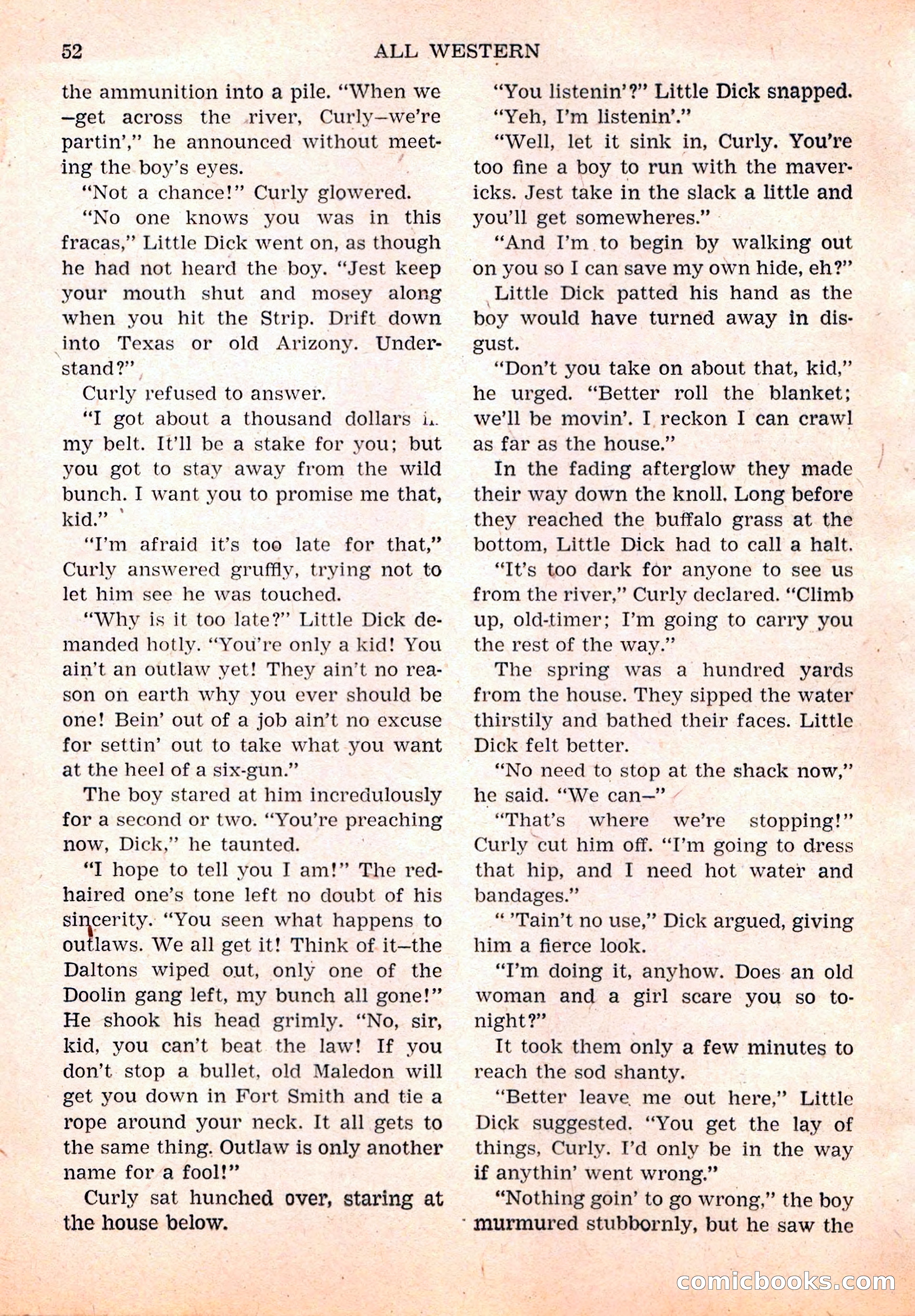All Western, Vol. 1, No. 4 — page 54 of 164