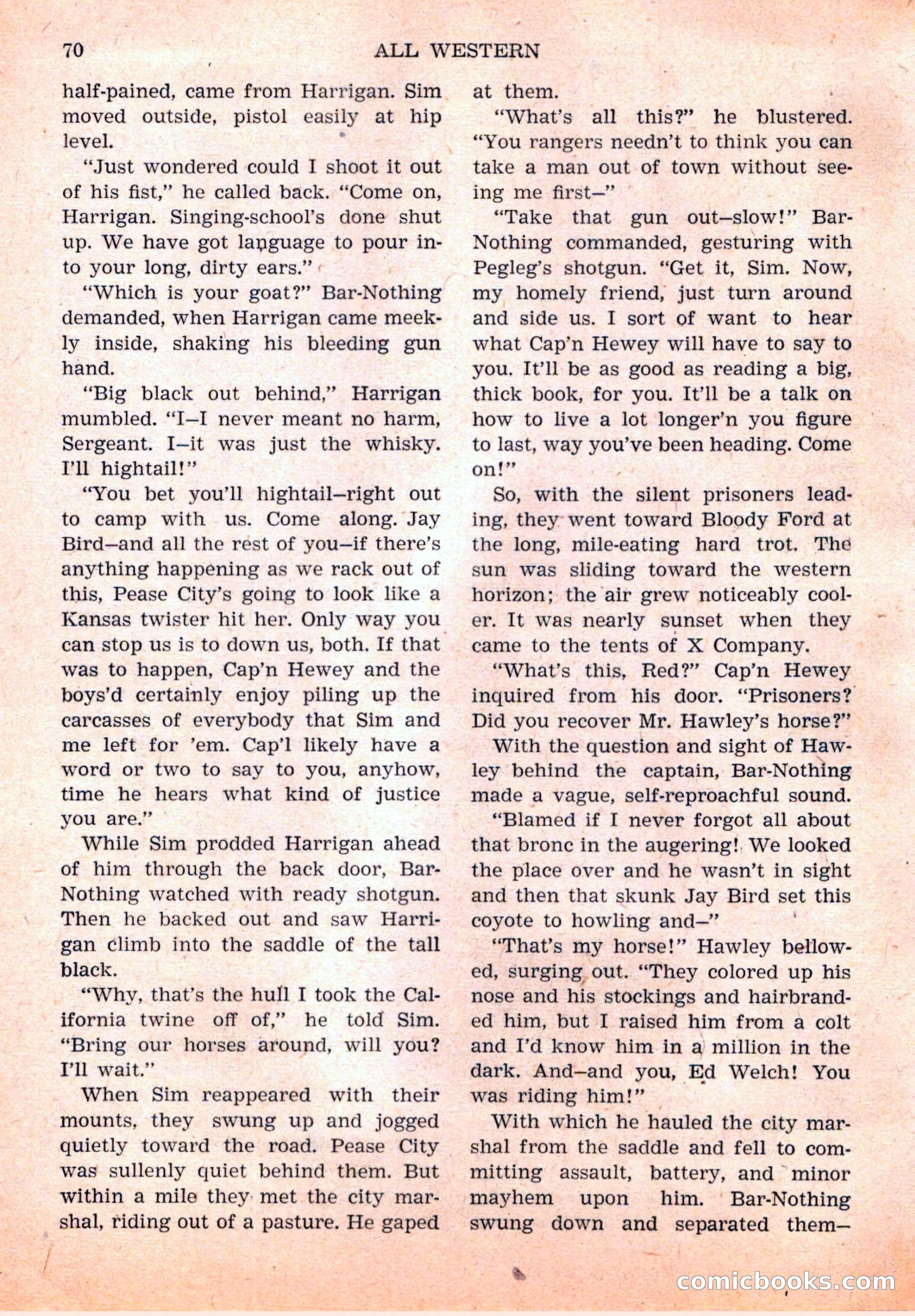 All Western, Vol. 1, No. 4 — page 72 of 164