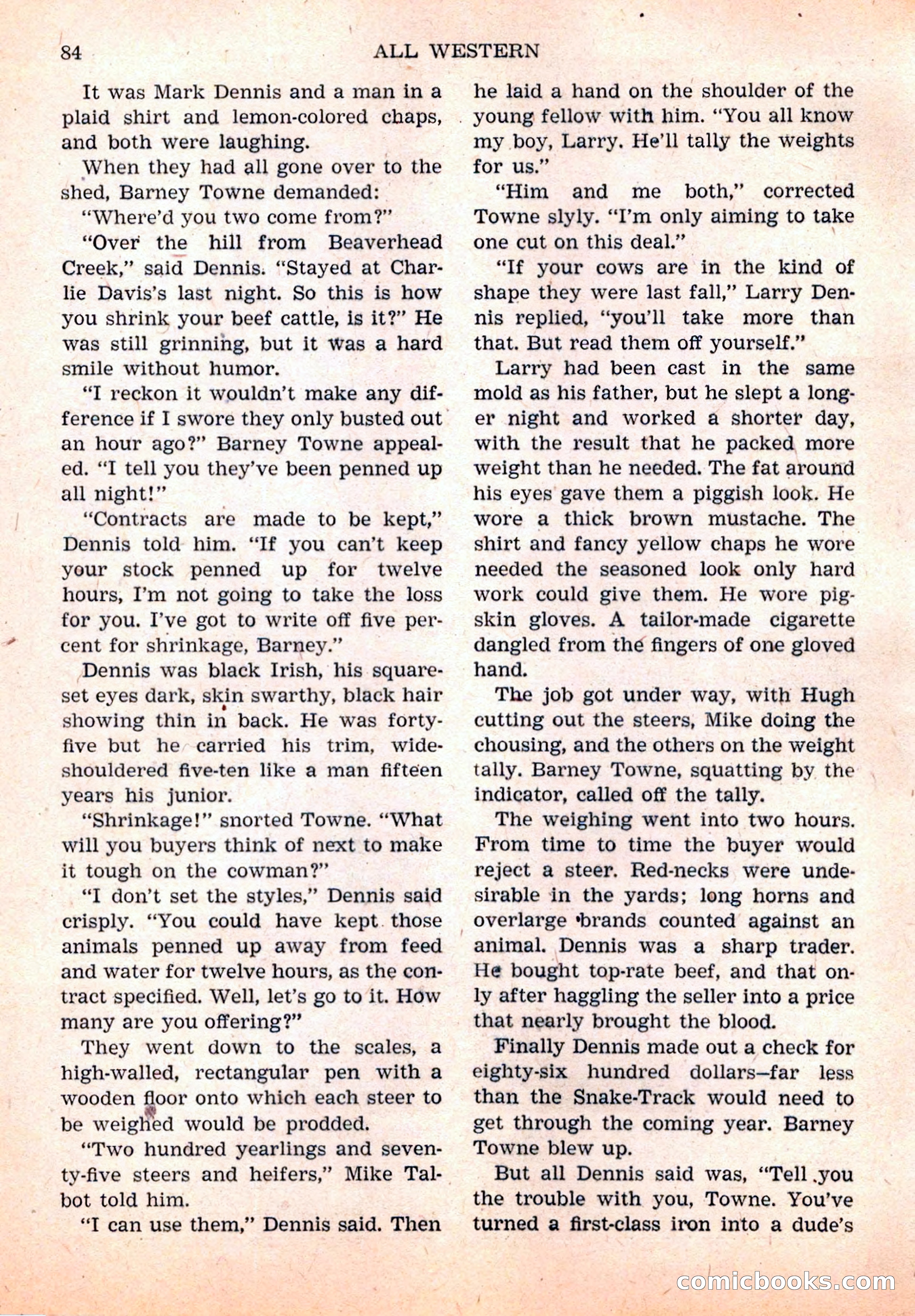 All Western, Vol. 1, No. 4 — page 86 of 164