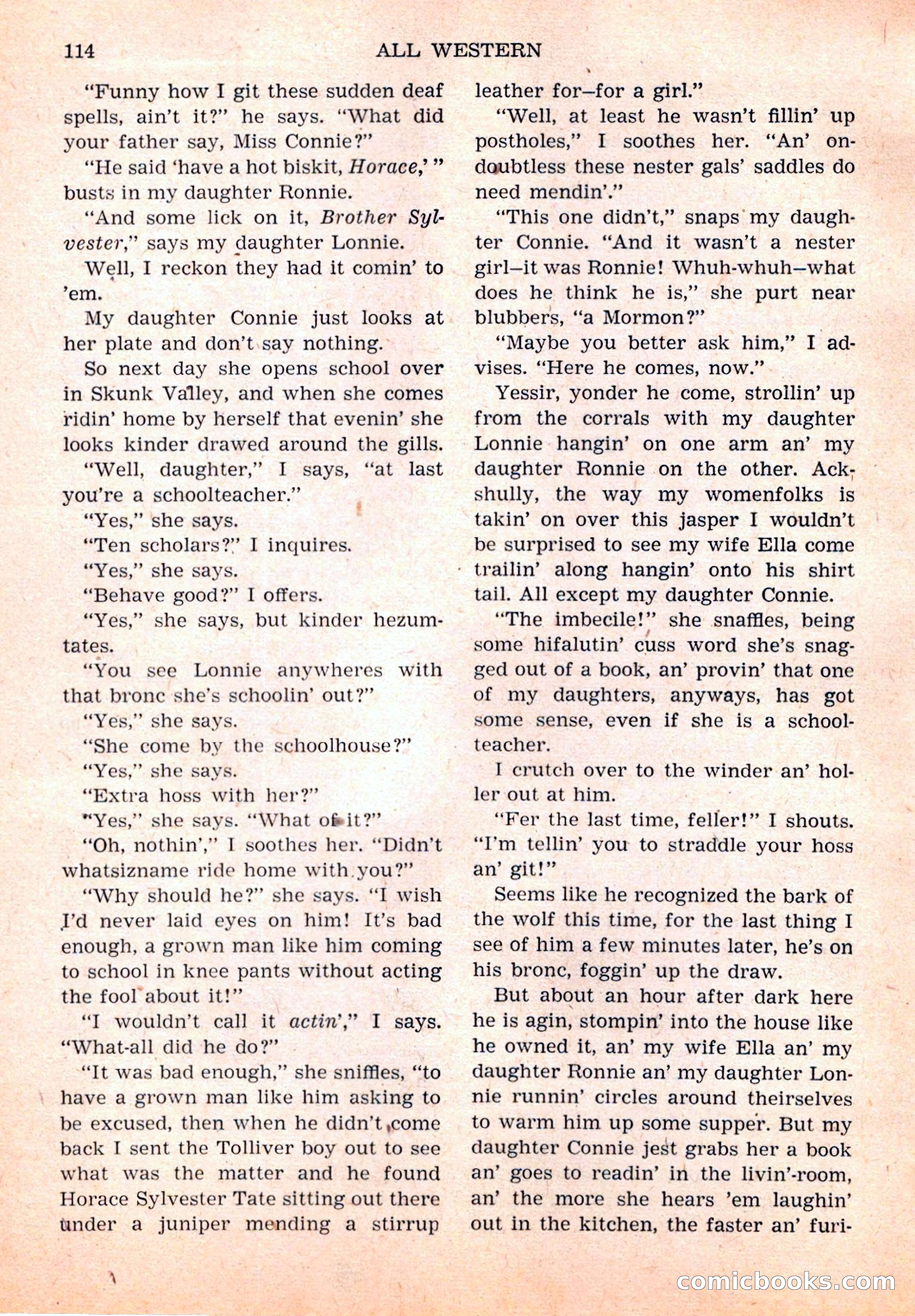 All Western, Vol. 1, No. 4 — page 116 of 164