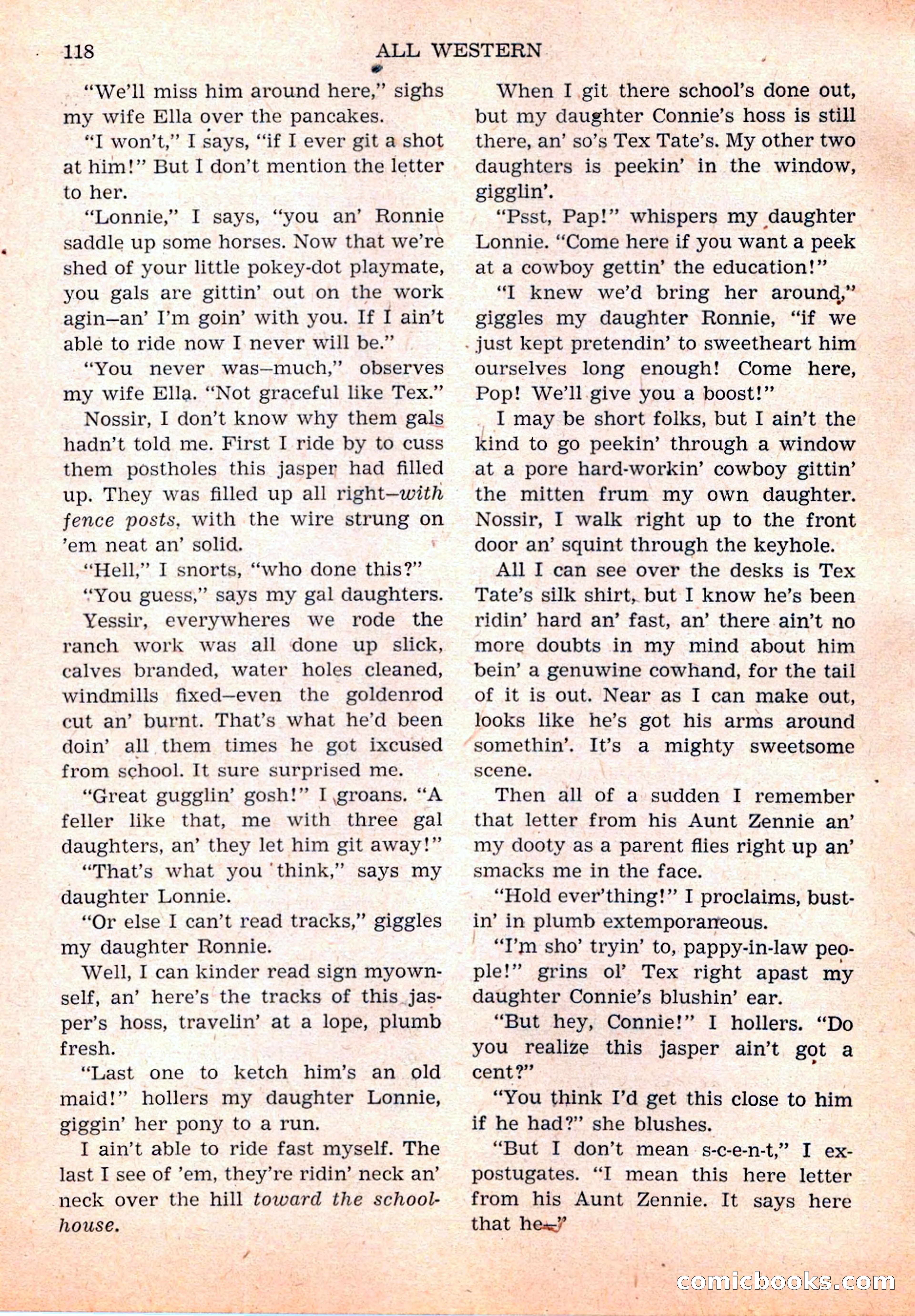 All Western, Vol. 1, No. 4 — page 120 of 164