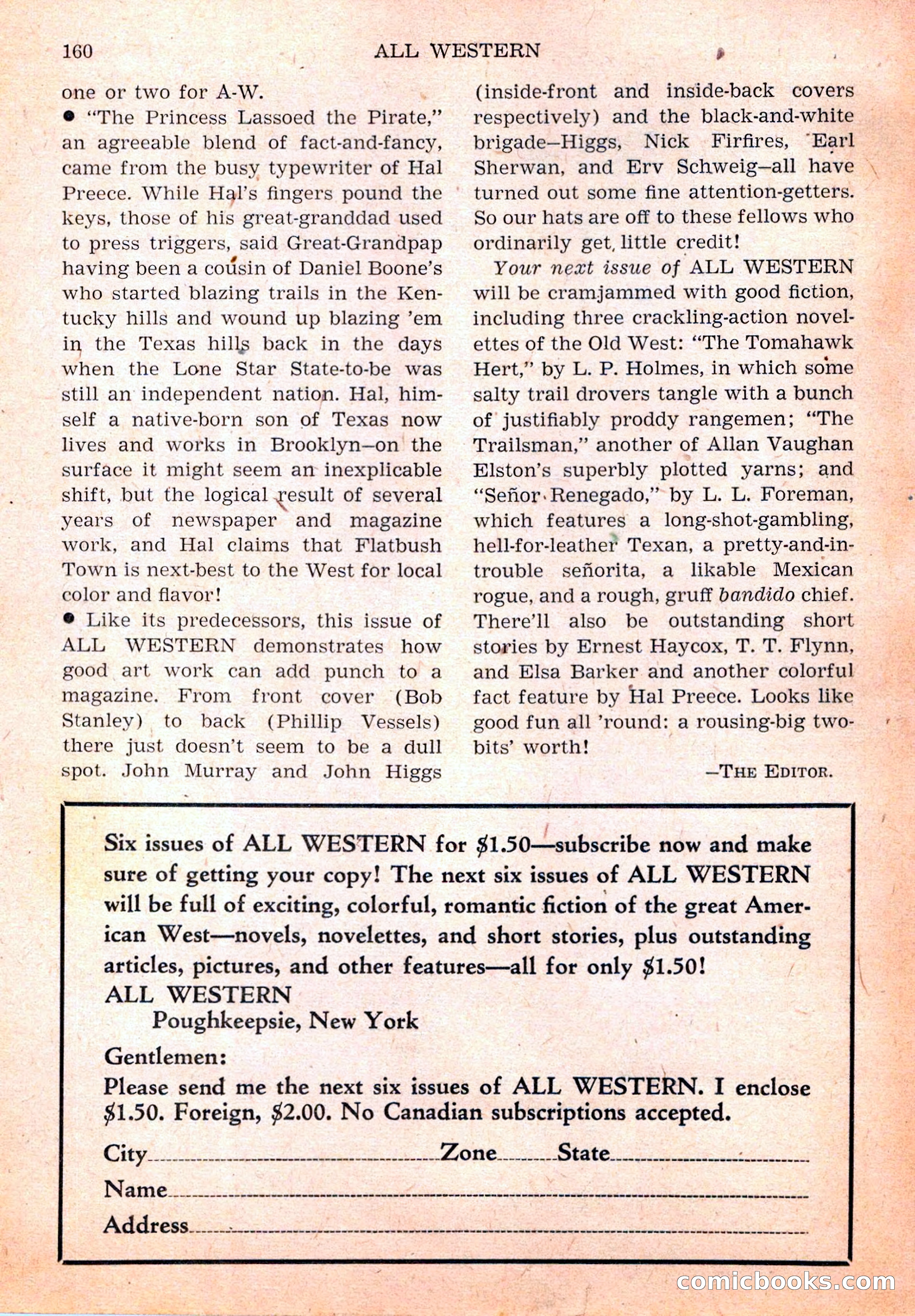 All Western, Vol. 1, No. 4 — page 162 of 164