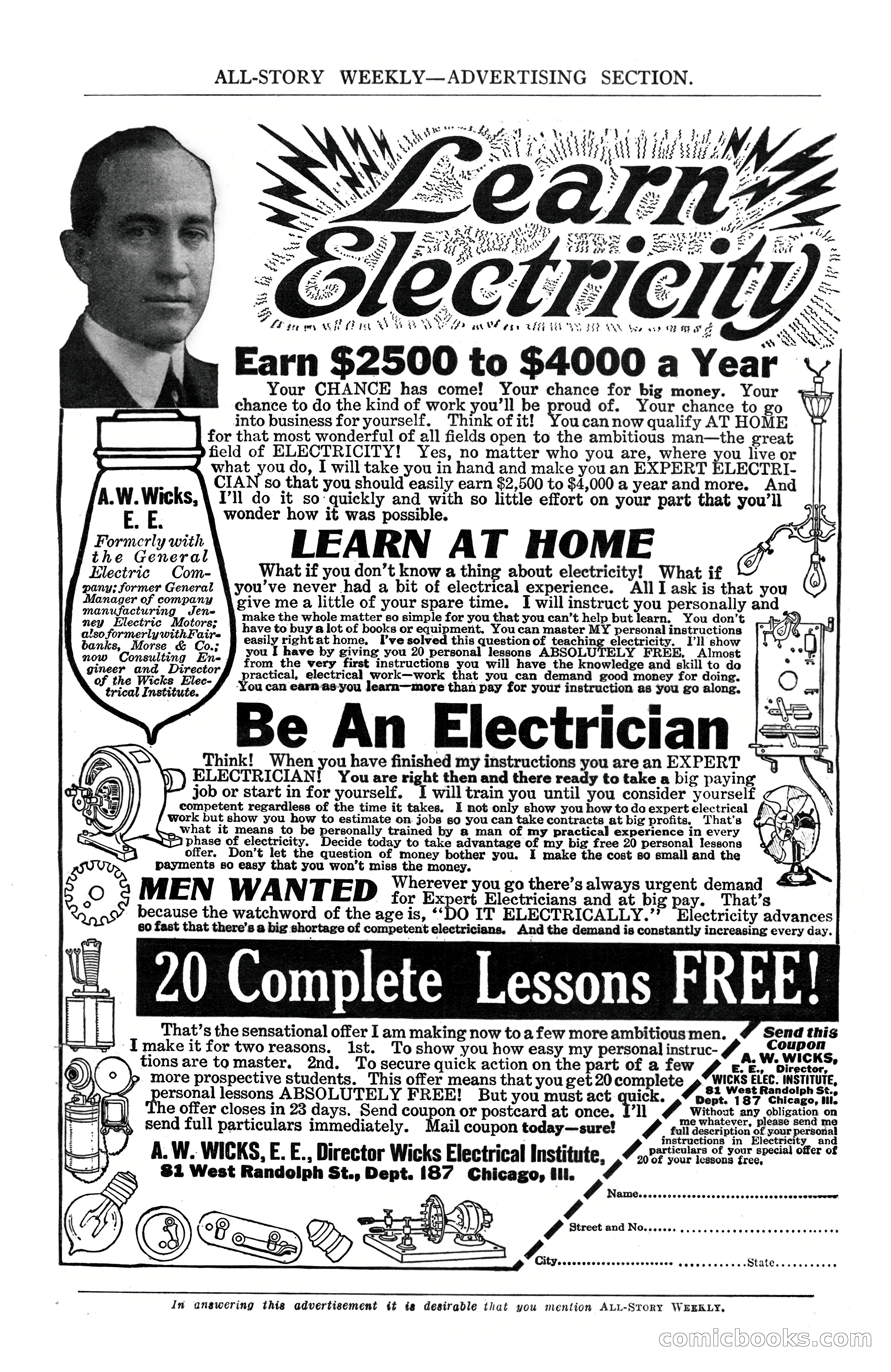 All-Story Weekly, September 2, 1916 — page 3 of 208